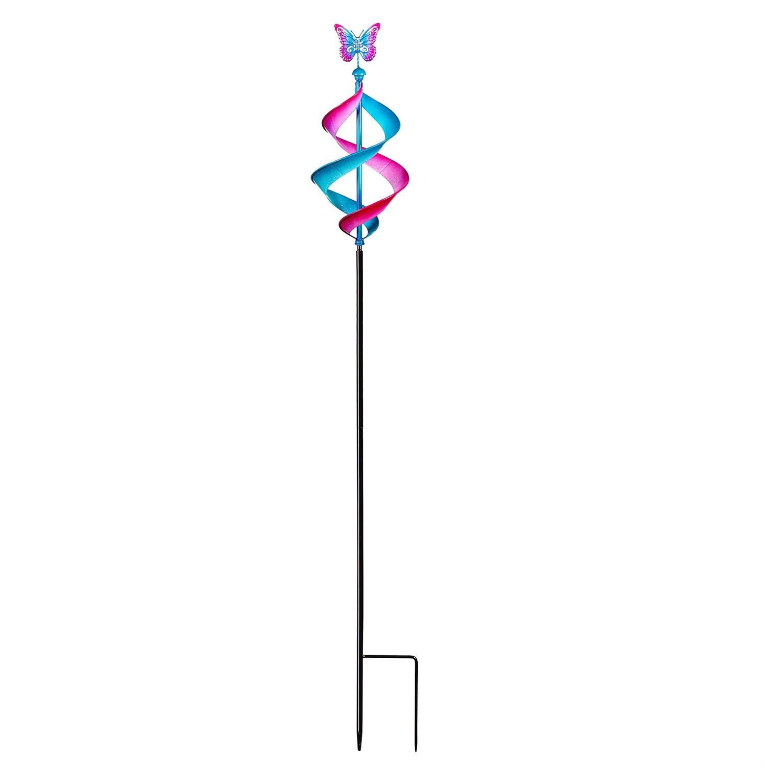 Wind Spinner - 70" - Spiral Butterflies