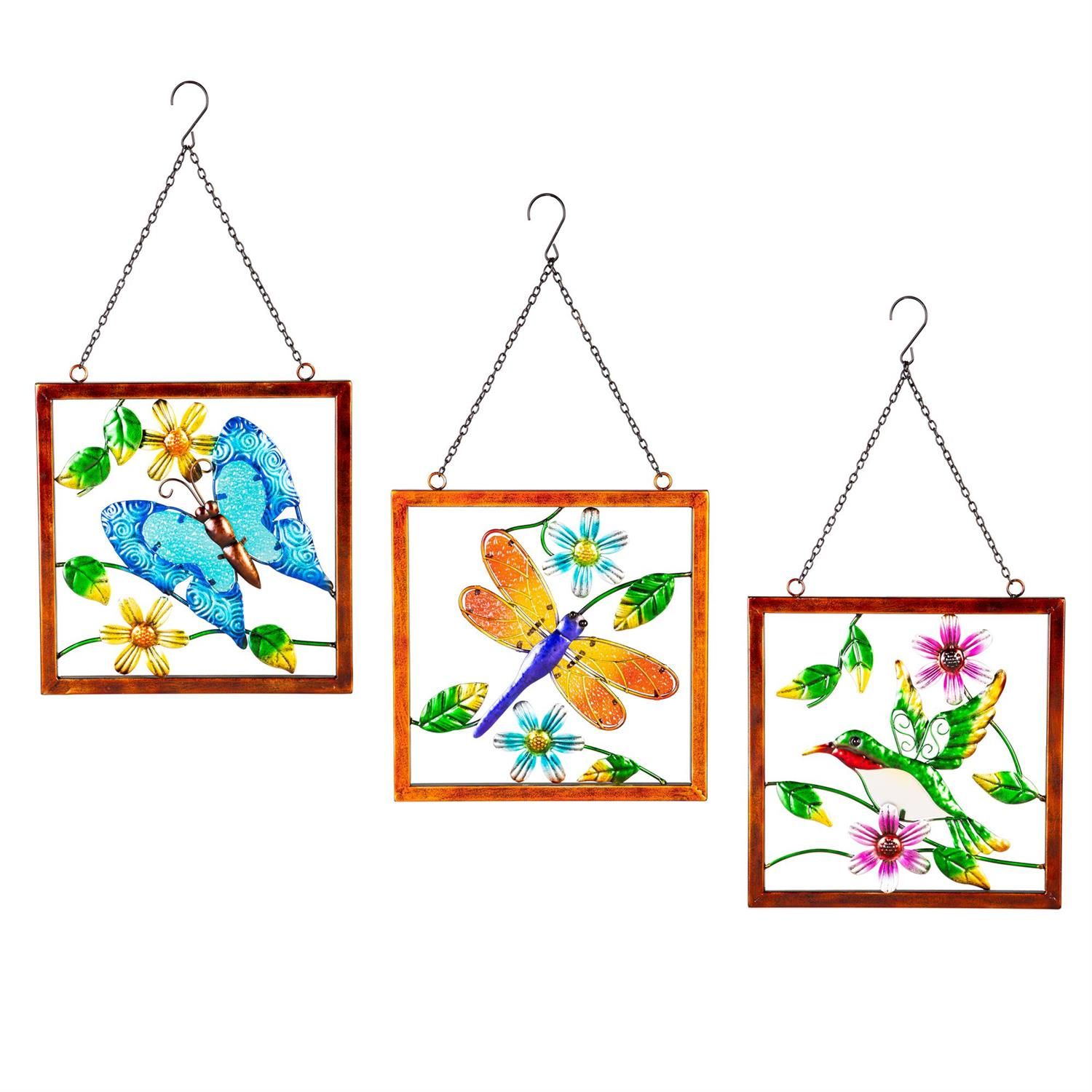 Wall Decor w/ Chain - Garden Friend - 3 Styles - Sold Individually