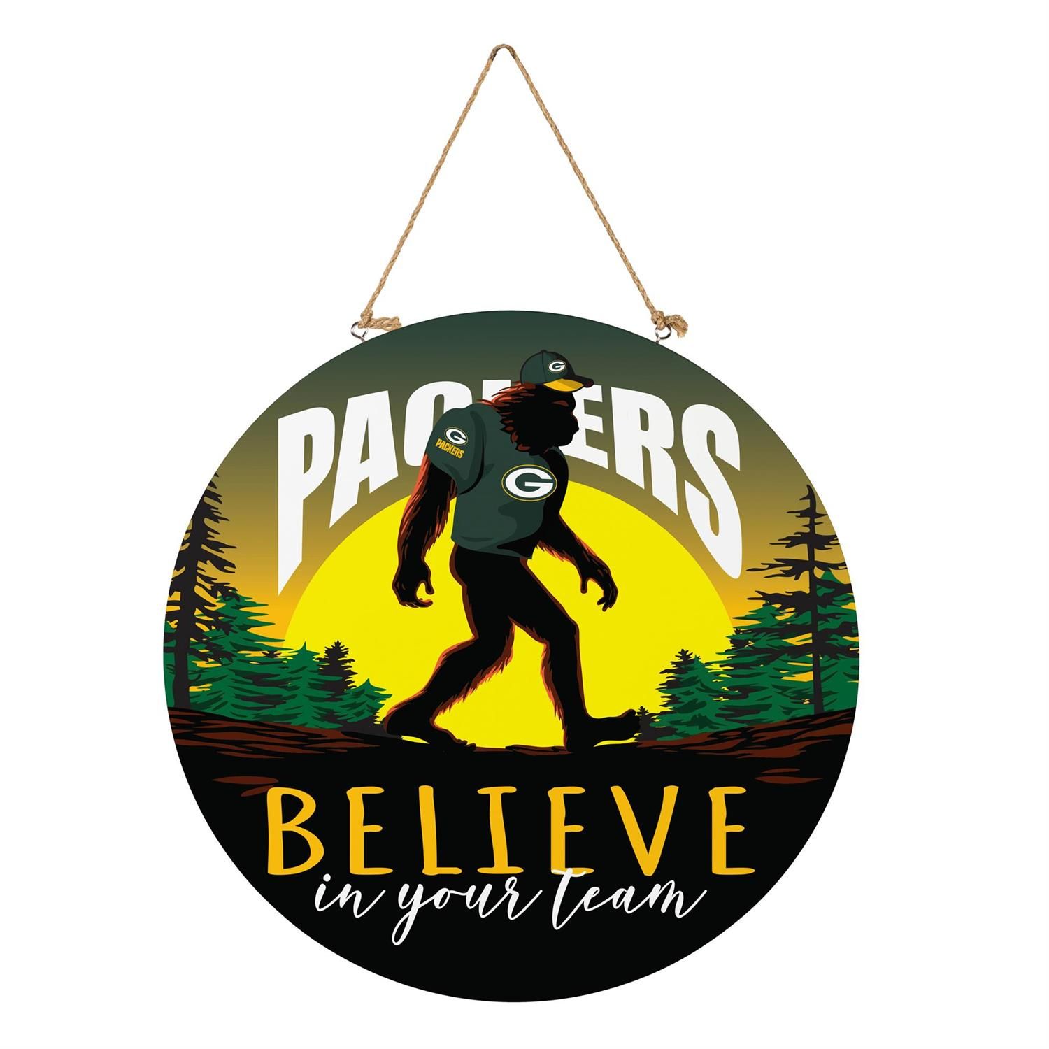 Door Decor - GB Packers Bigfoot