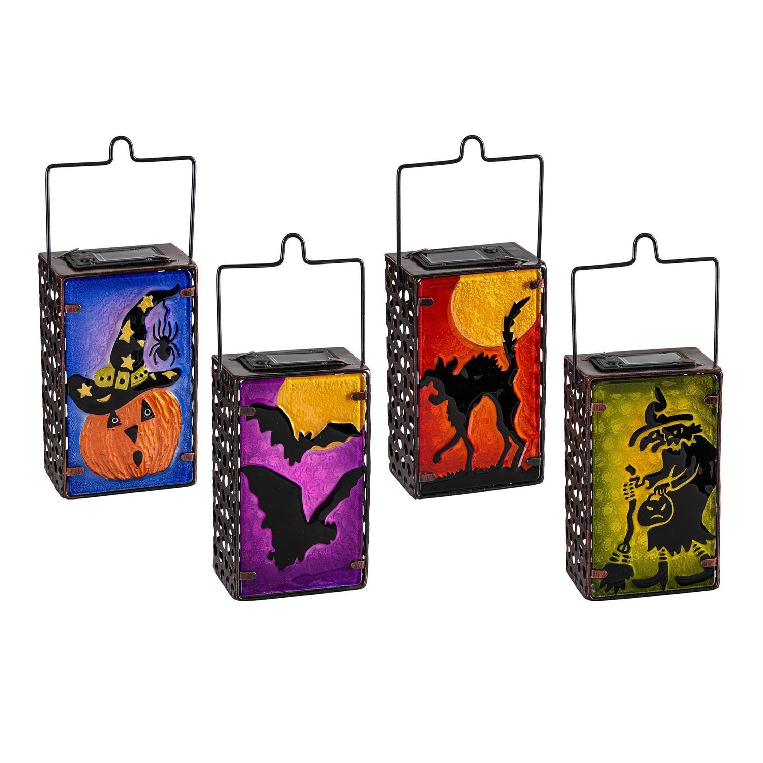 Solar Lantern - Halloween - 7" - 4 Styles - Sold Individually