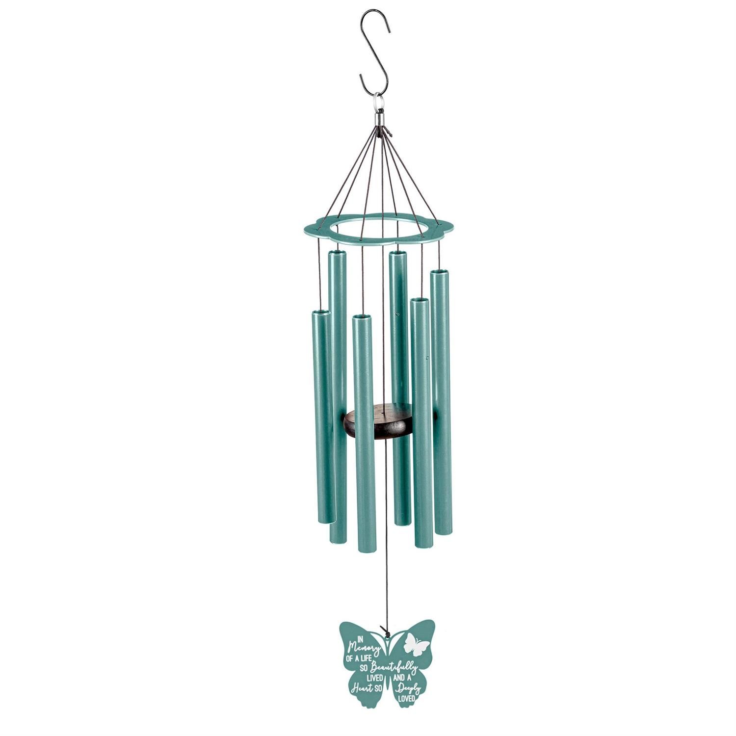 Wind Chime - Laser Etched Metal Hand Tuned - 30" - In Memory Of A Life