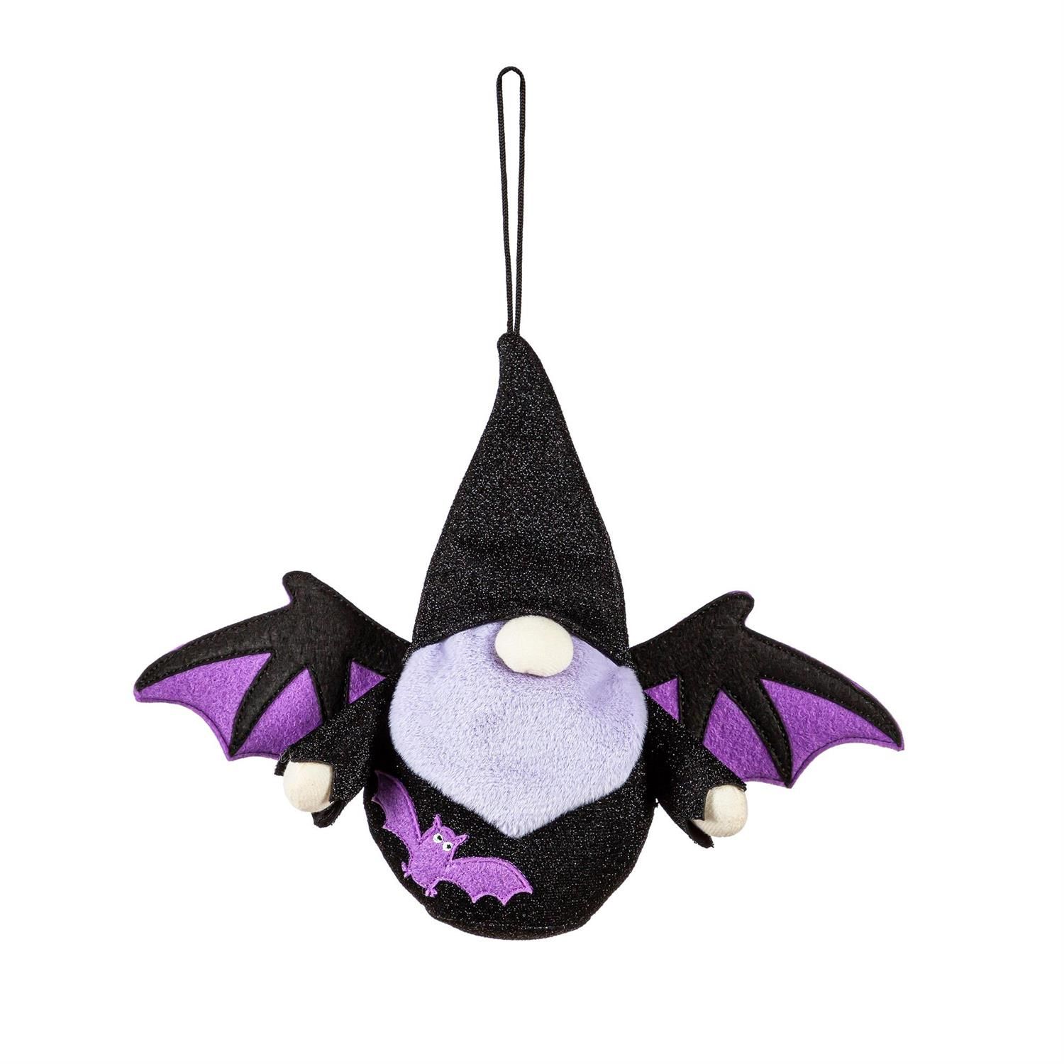 Hanging Decor - Bat Gnome w/ Embroidered Details
