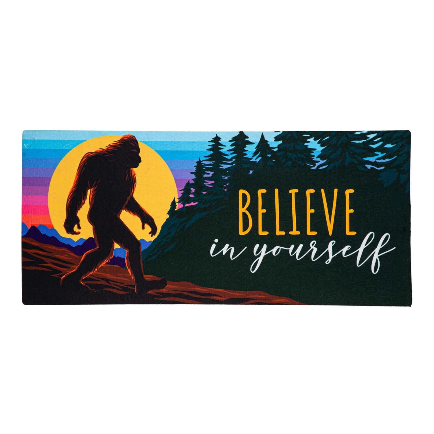 Sassafras Switch Mat - Big Foot Believe In Yourself