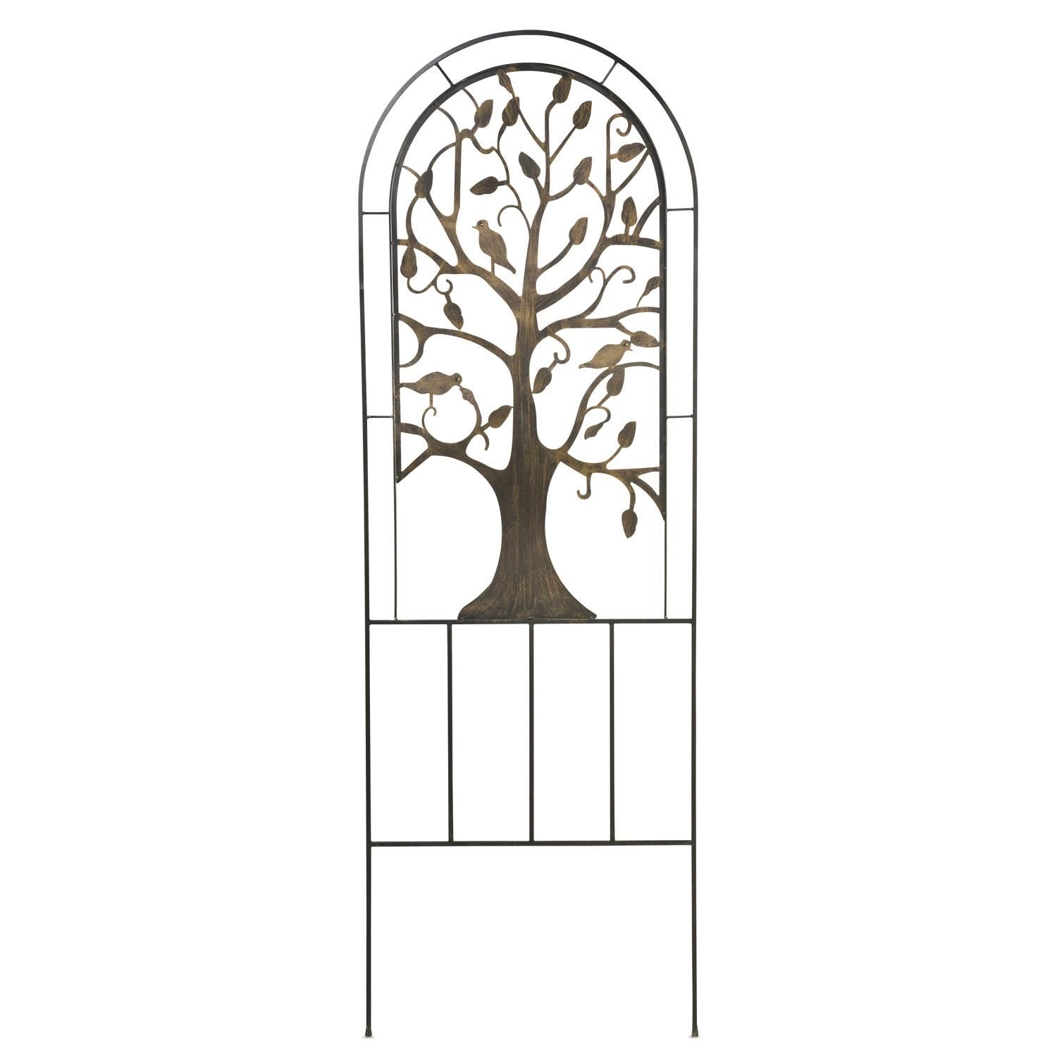 Garden Trellis - Metal Arched - Tree Of Life
