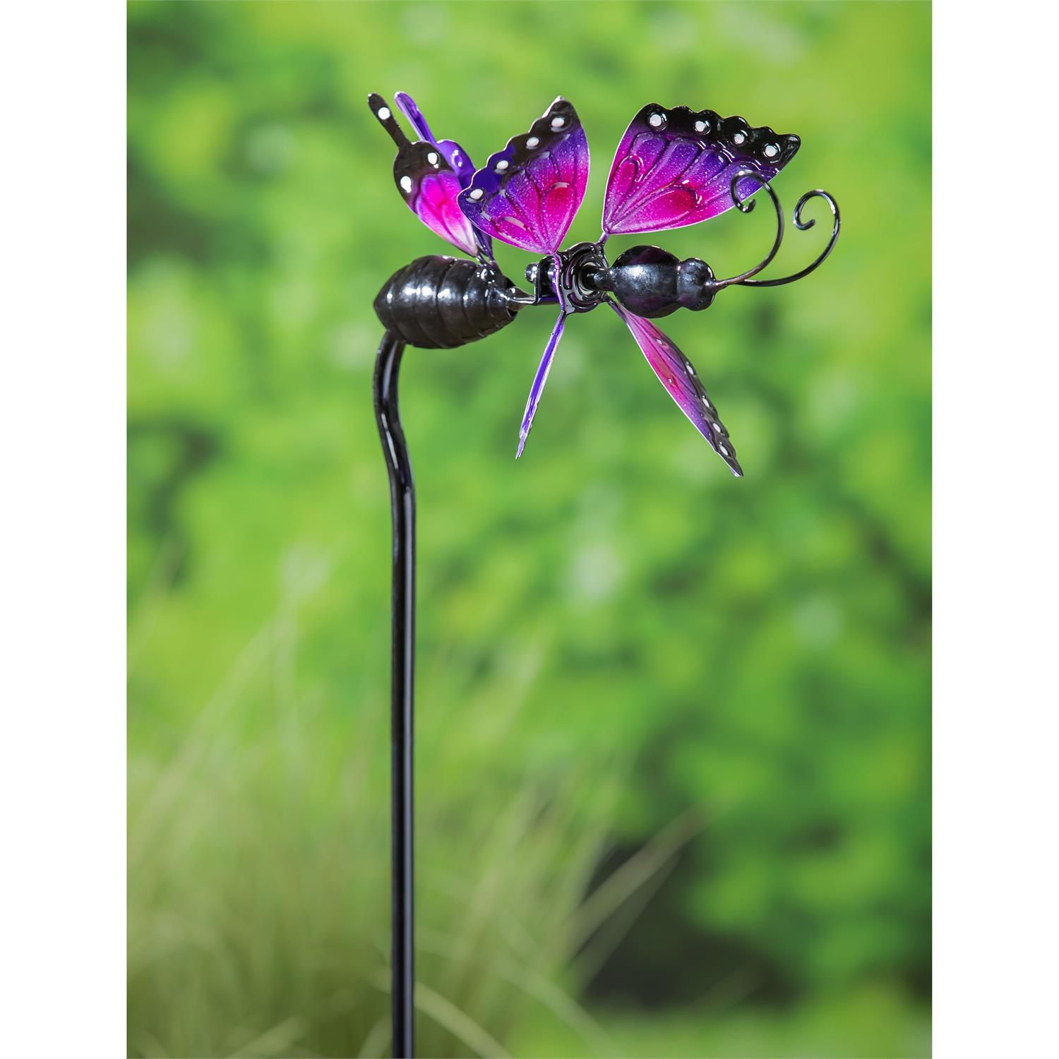 Wind Spinner - Purple Butterfly