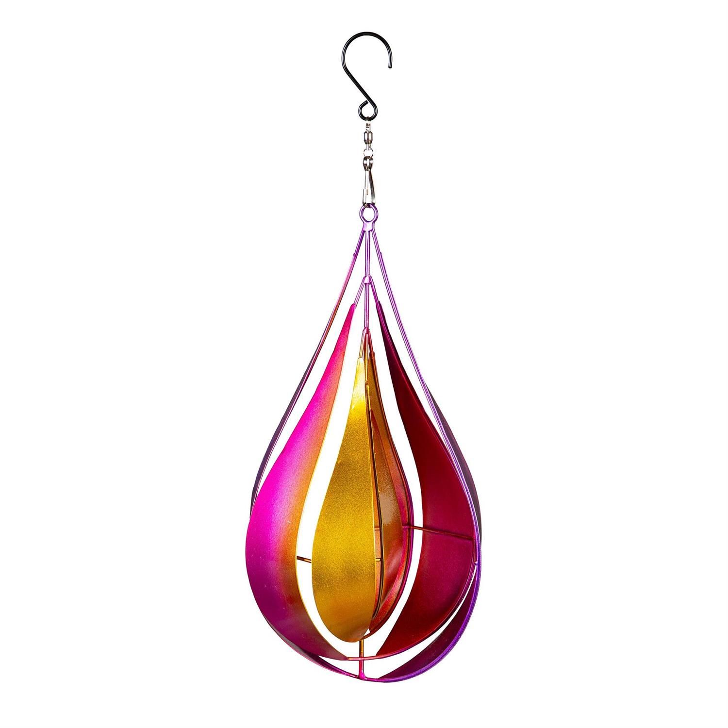 Wind Spinner - 16" - Pink/Yellow