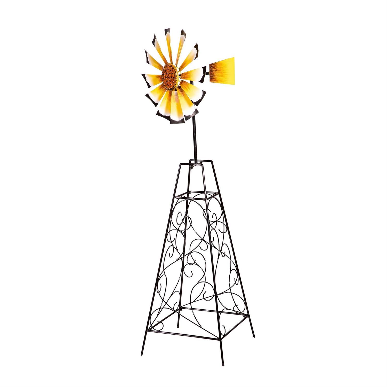Windmill Spinner - 55" - Sunflower Trellis