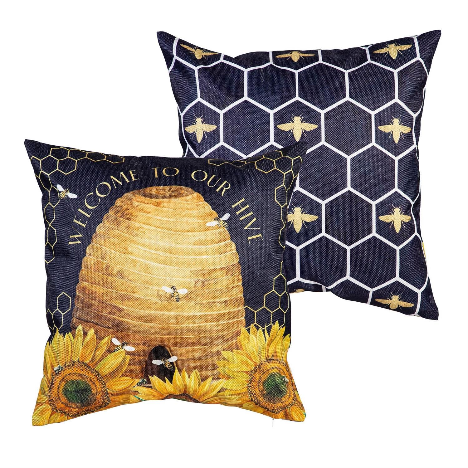 Pillow - 18" - Pardon The Weeds Beehive