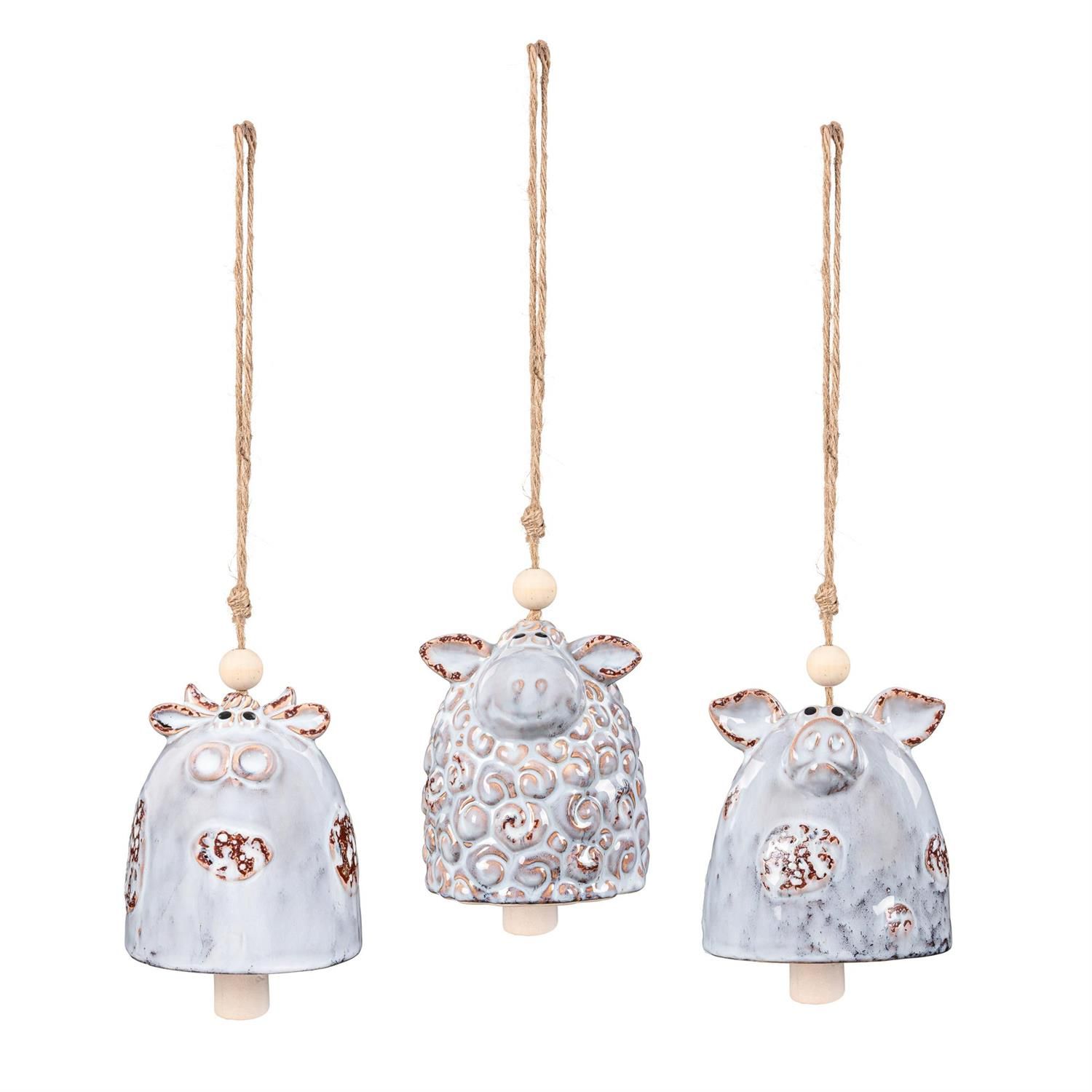 Garden Bell - Farm Animal - 3 Styles - Sold Individually