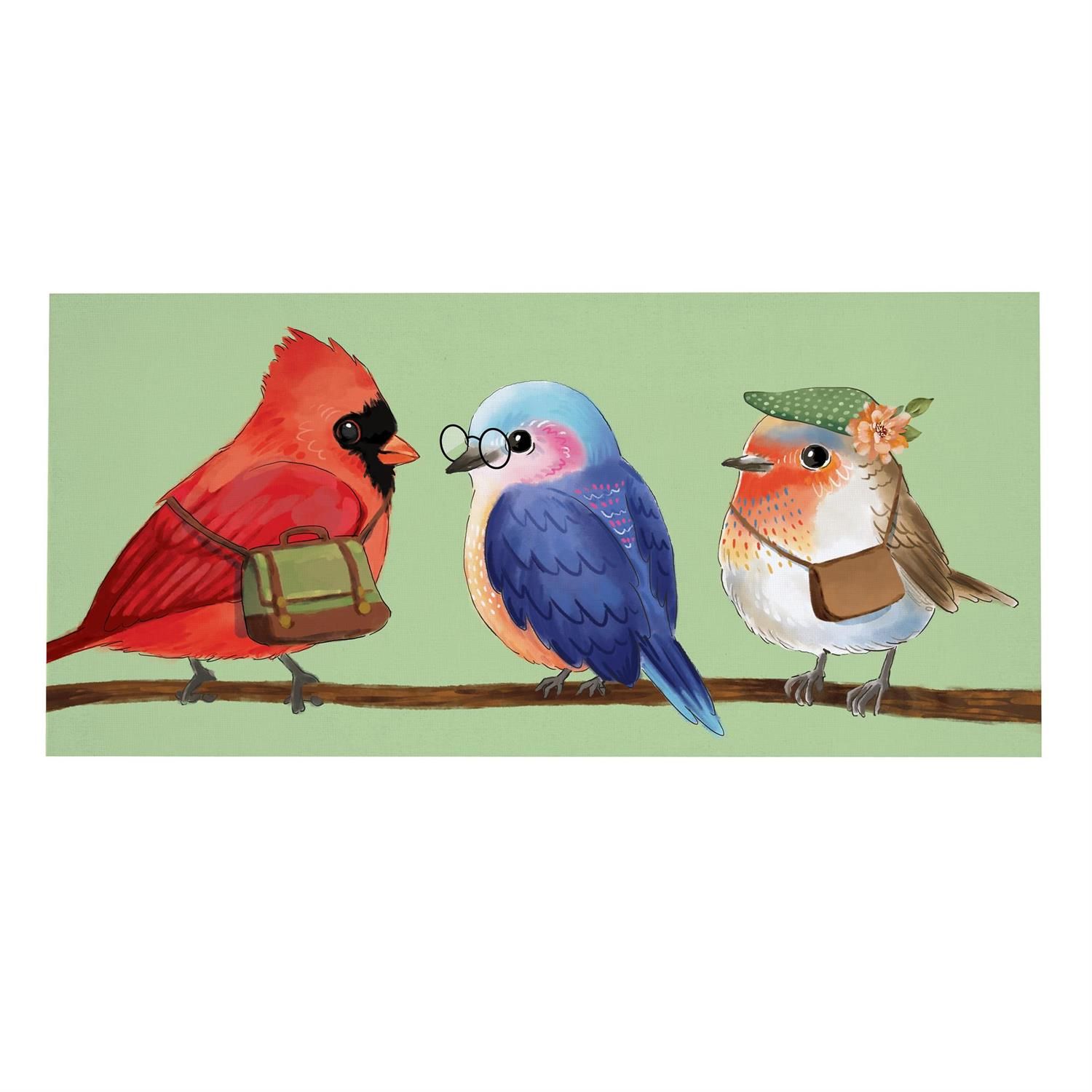 Sassafras Switch Mat - Cute Bird Nerd
