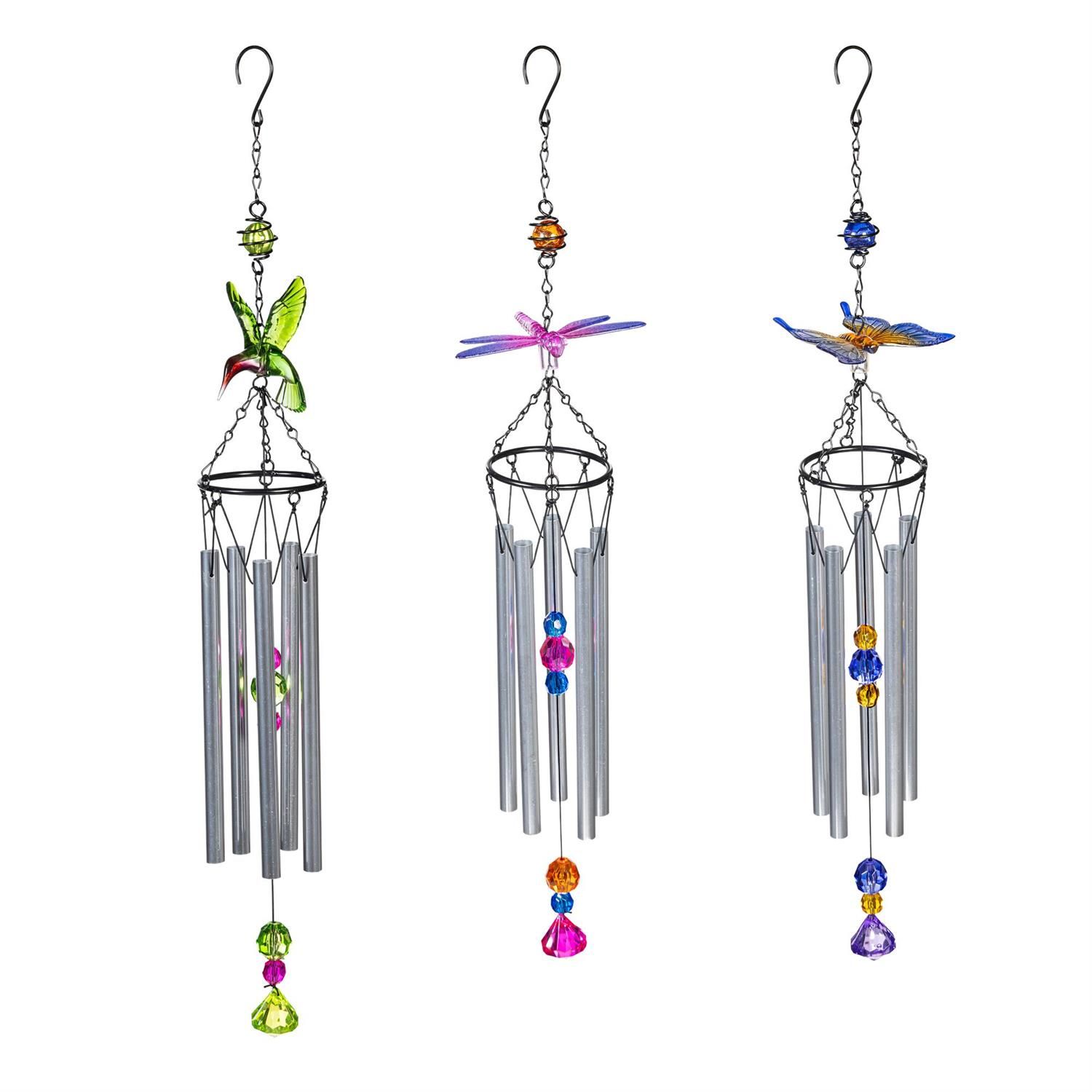 Wind Chime - 24" - Garden Friends - 3 Styles - Sold Individually