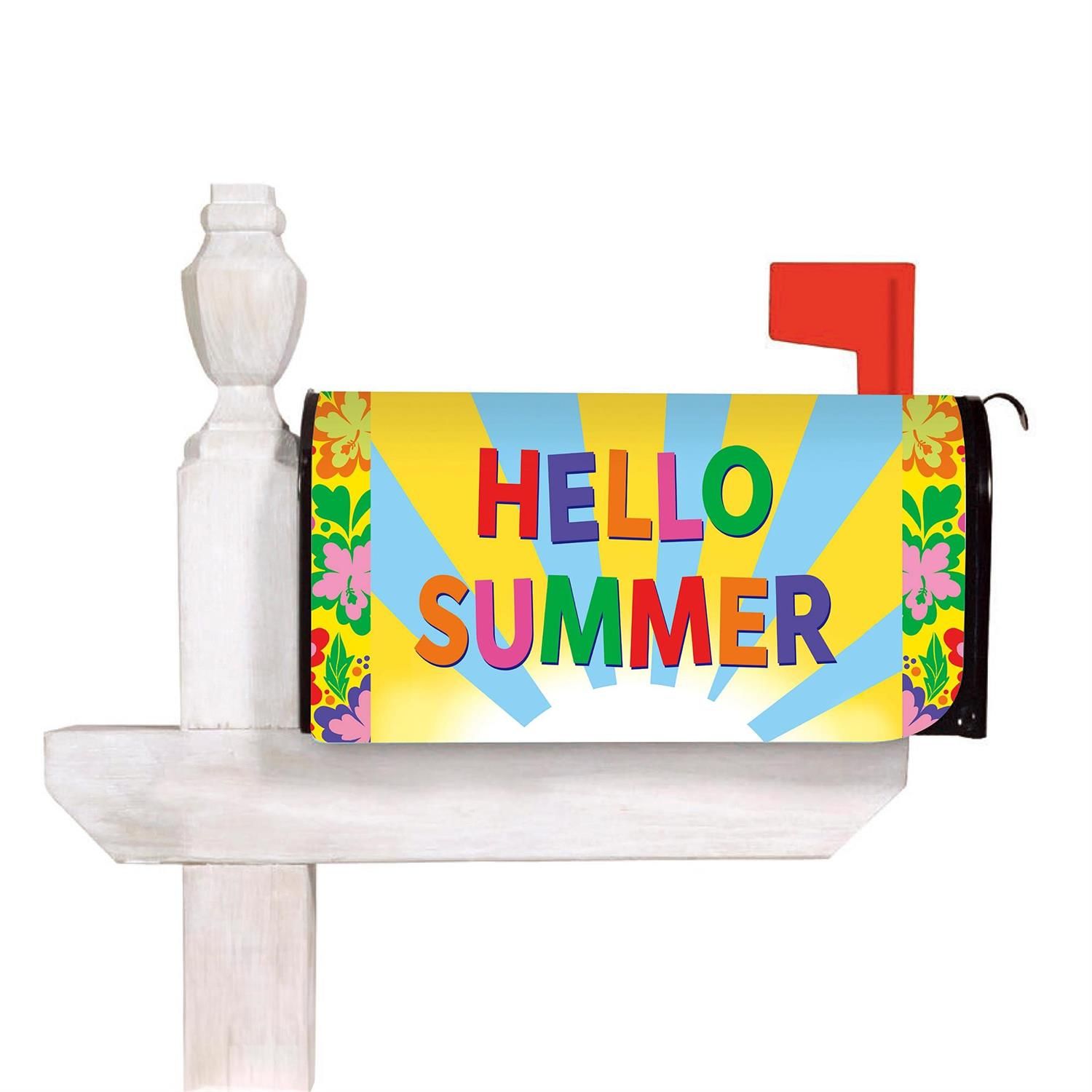 Mailbox Cover - Tropical Hello Summer