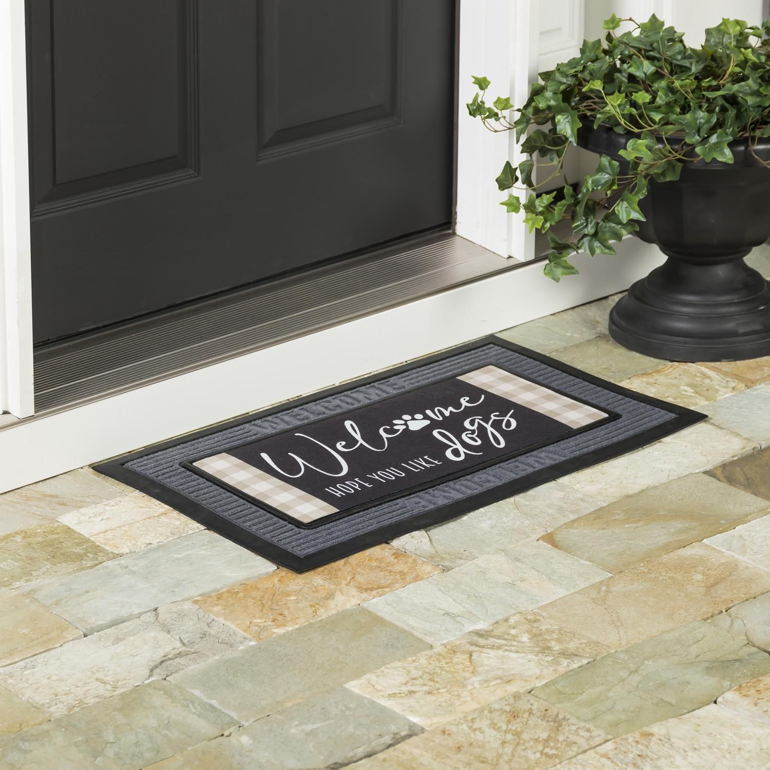 Sassafras Switch Mat - Dogs And Checks