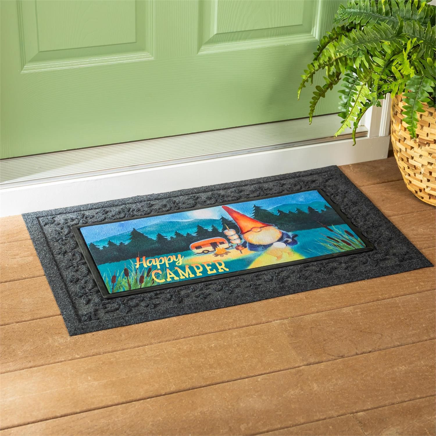 Sassafras Switch Mat - Happy Camper