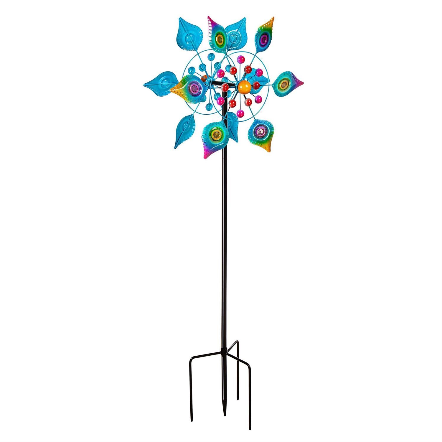 Wind Spinner - 75" - Peacock Tail