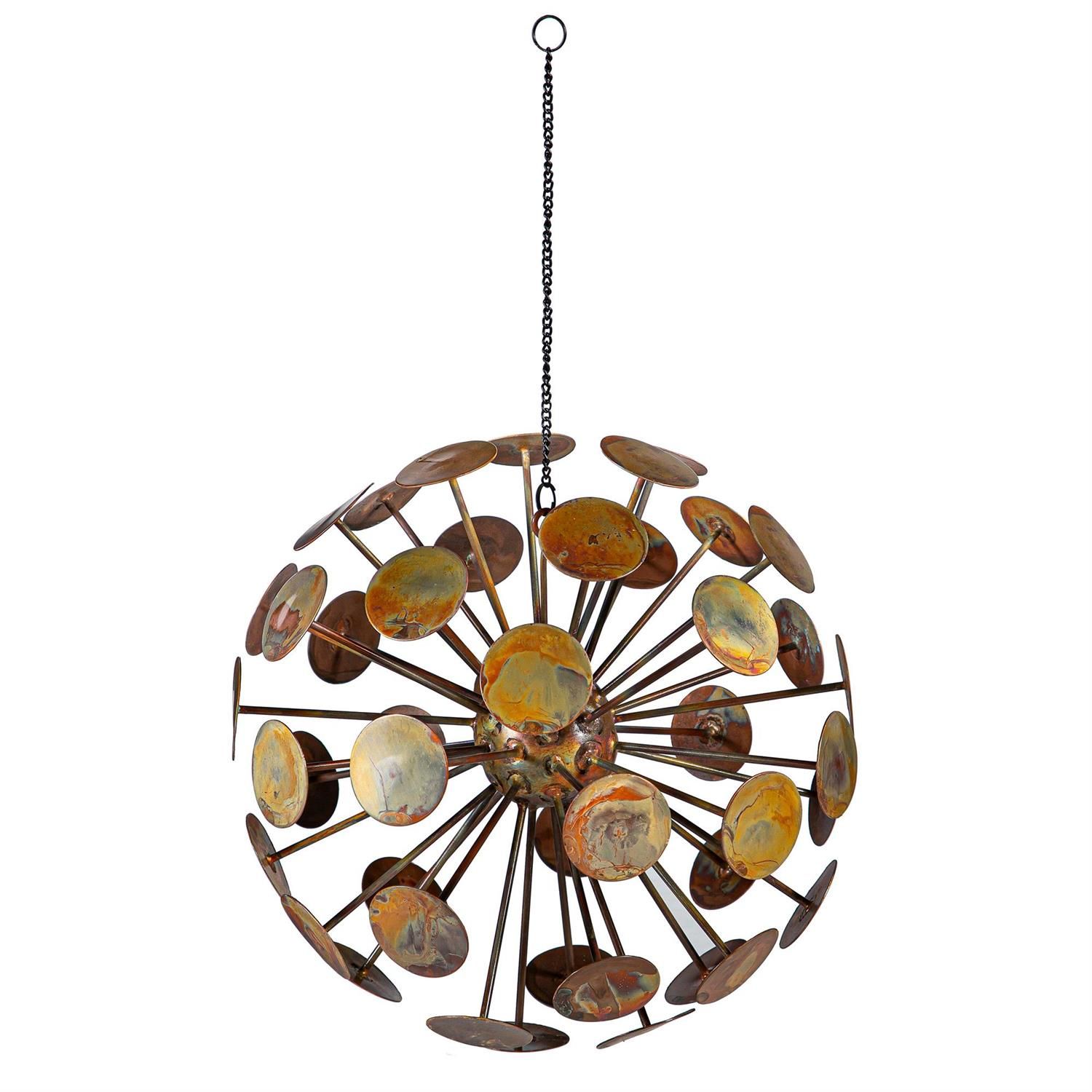 Garden Ball - 10" - Metal Circles Decorative
