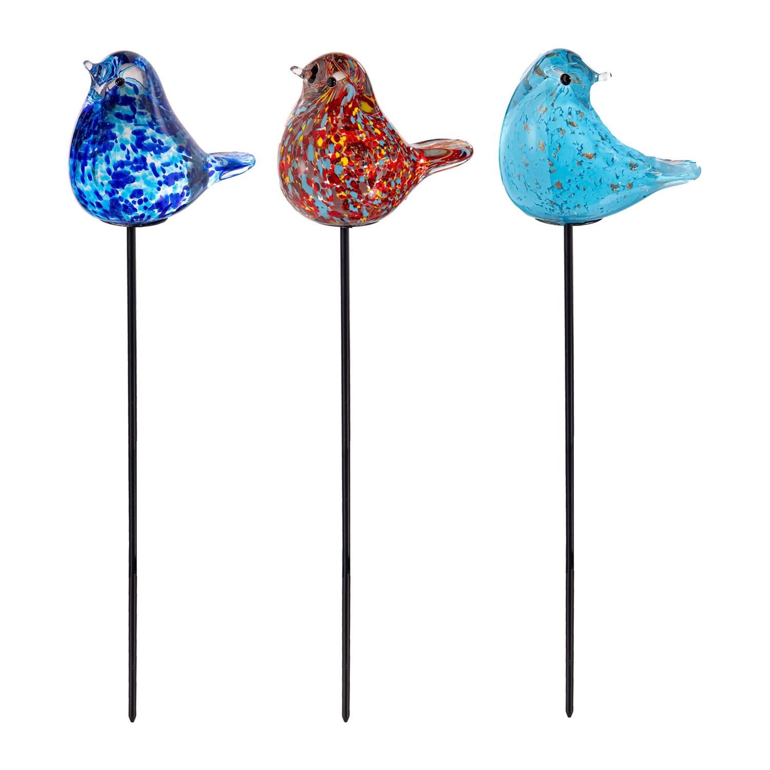Plant Pick - Birds - 3 Styles - Sold Individually