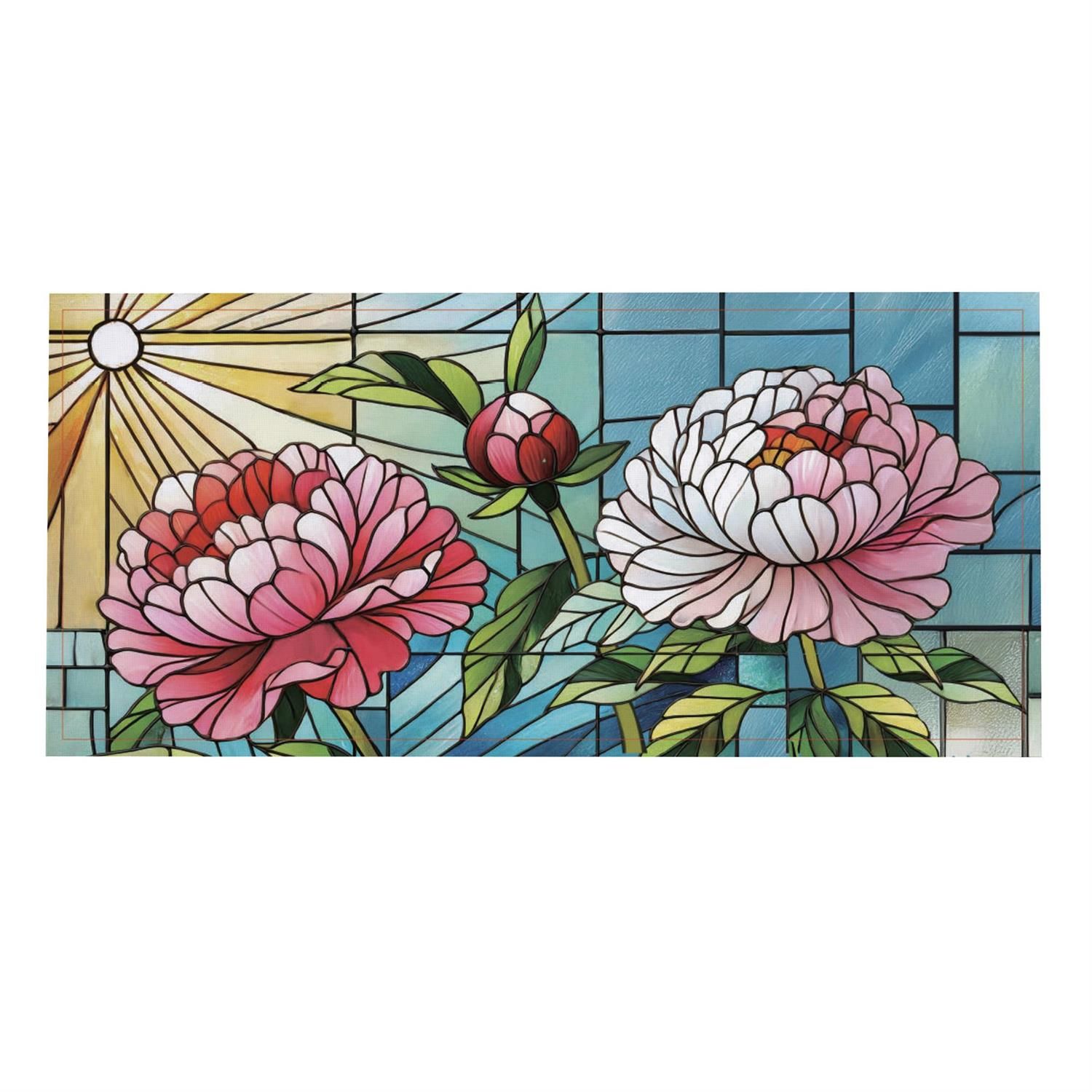 Sassafras Switch Mat - Floral Stained Glass