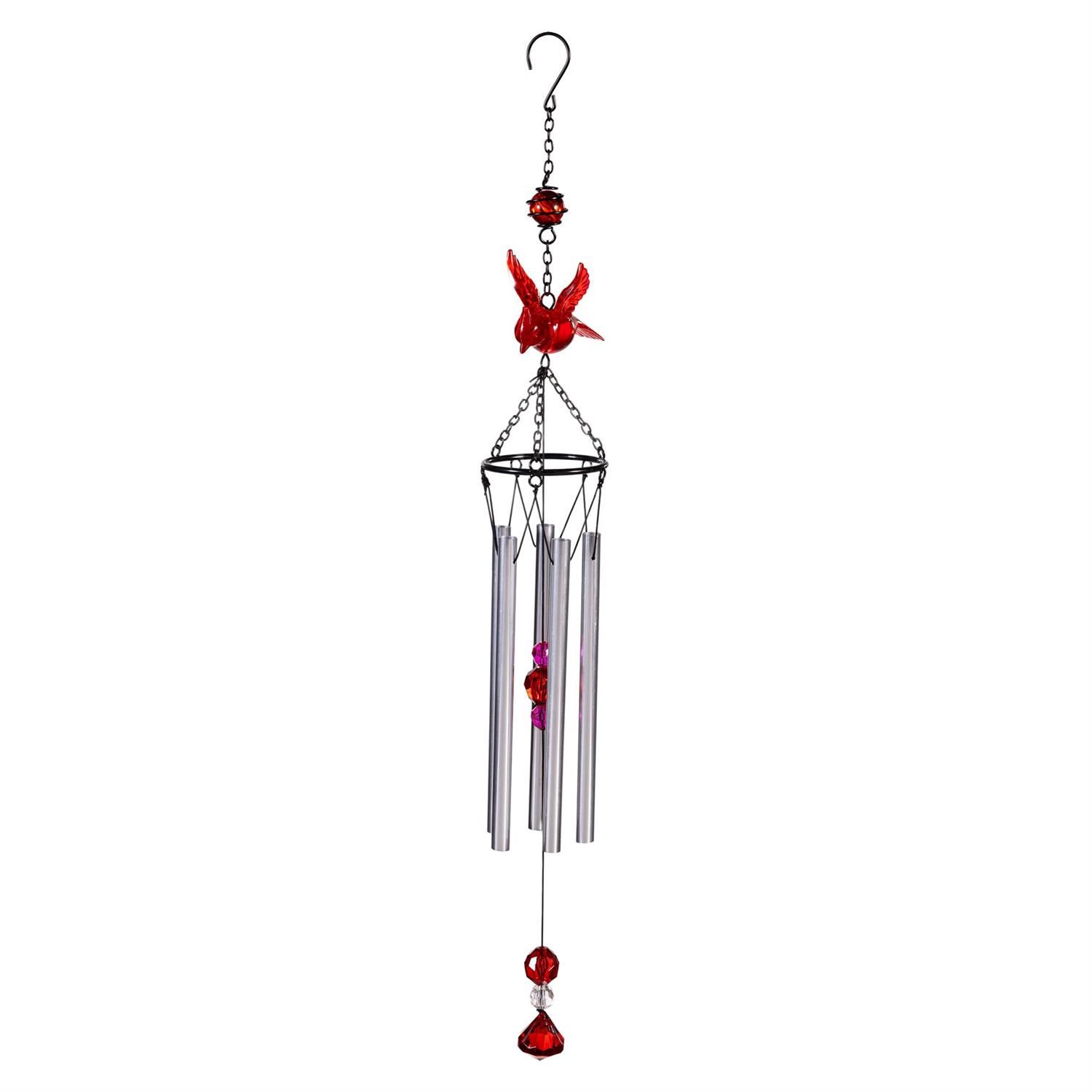 Wind Chime - Acrylic Memorial - Cardinal