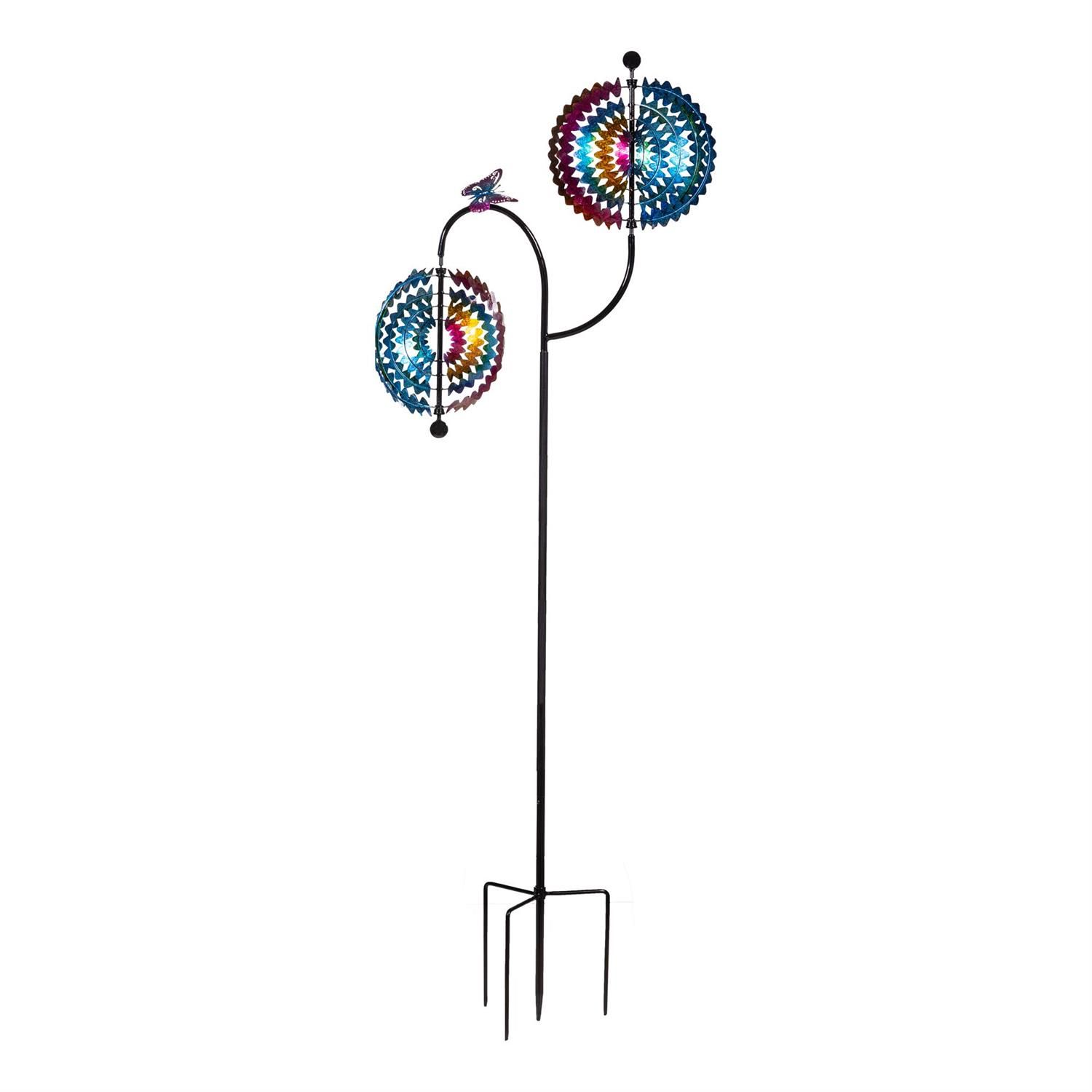 Wind Spinner - 73" - Rainbow Whirl