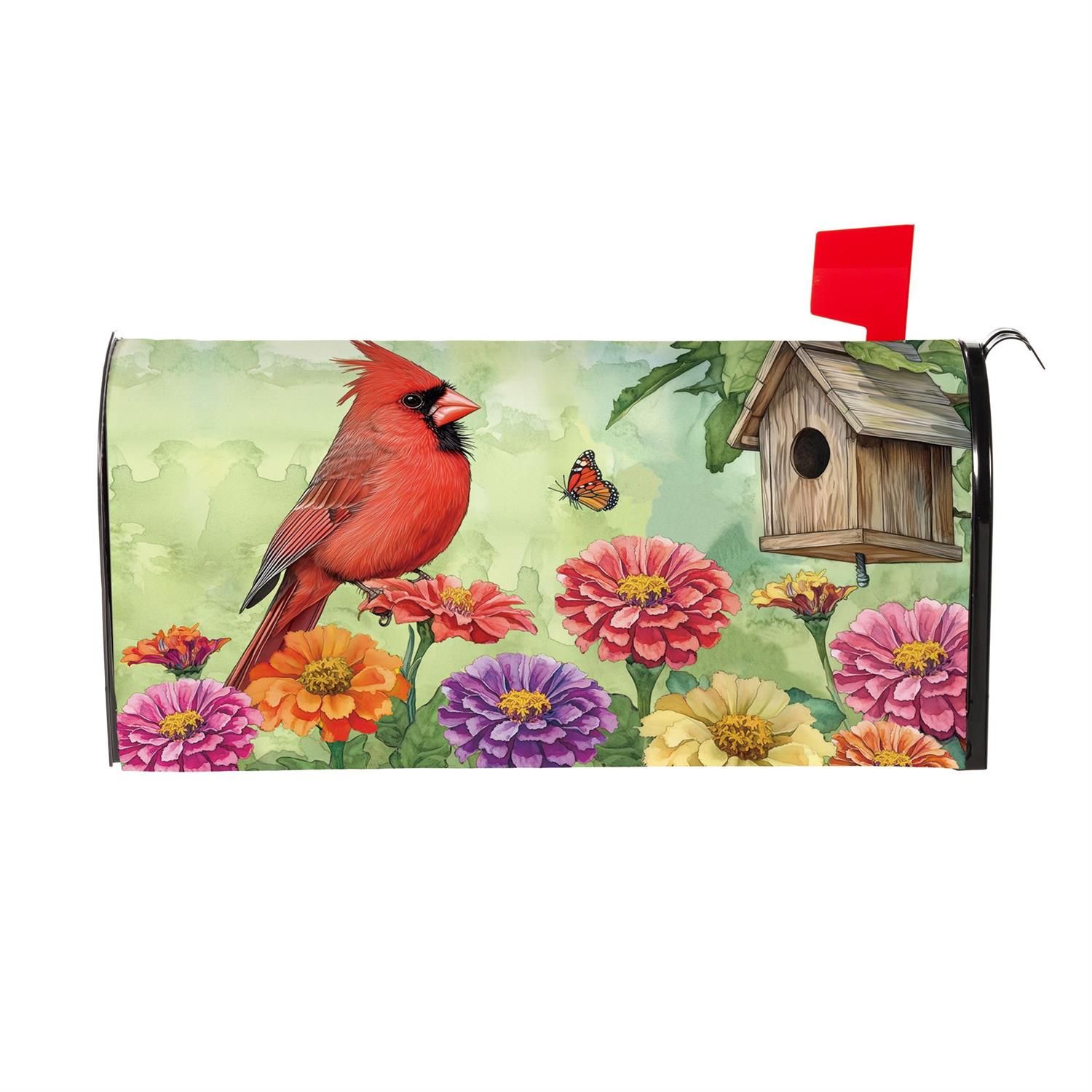 Mailbox Cover - Spring Cardinal Time