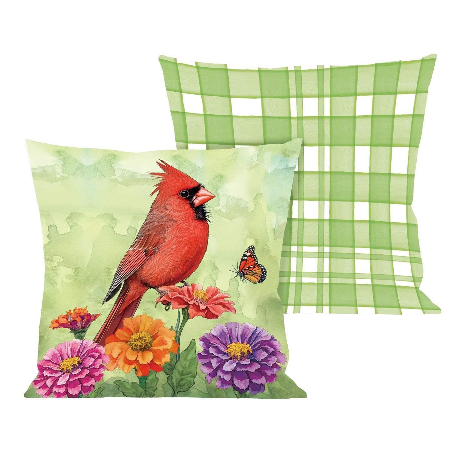 Pillow - Outdoor - Spring Cardinal Time