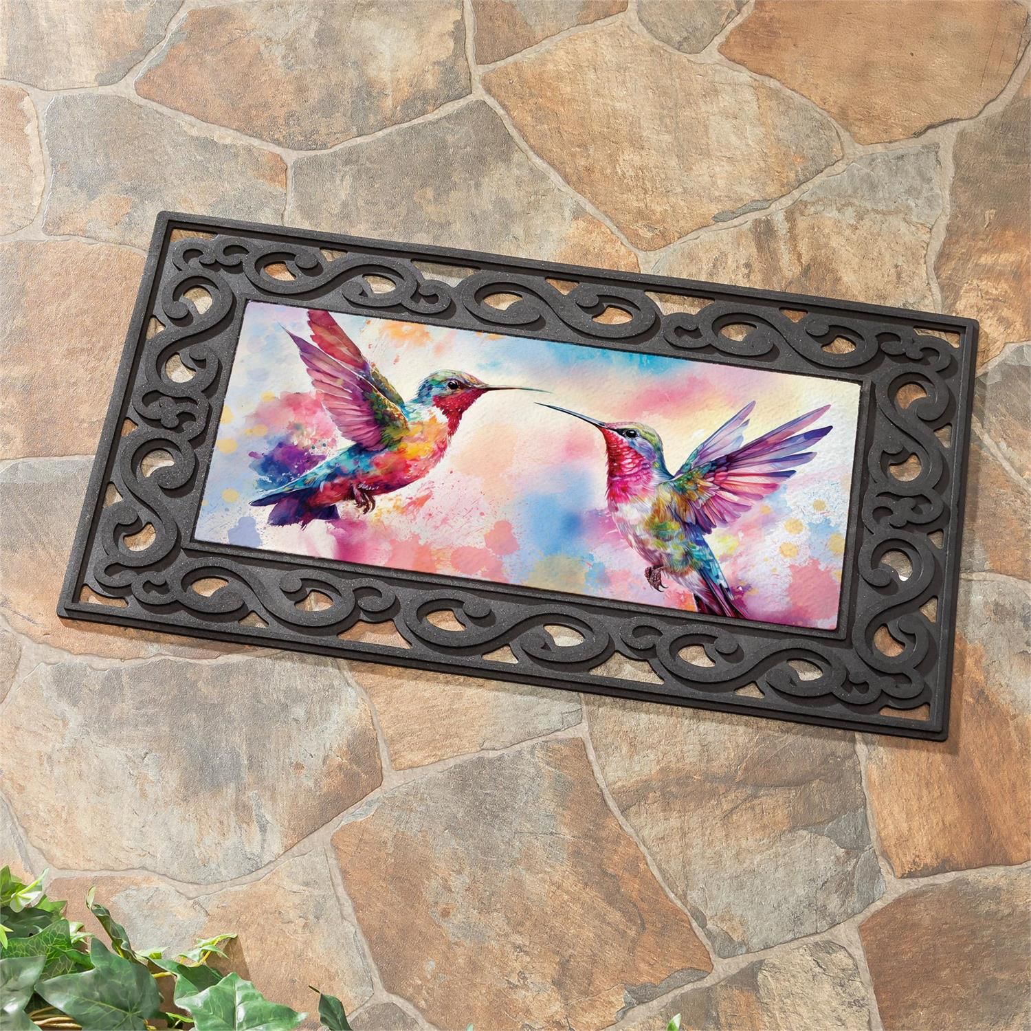 Sassafras Switch Mat - Watercolor Hummingbird