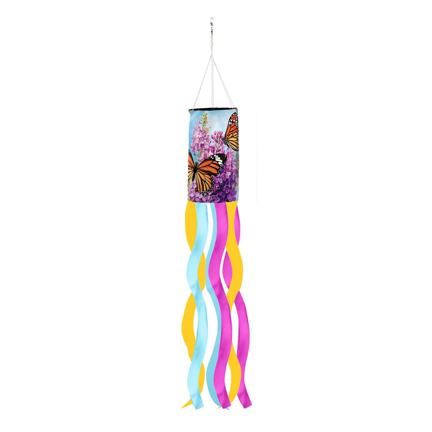 Windsock - Lilac &amp; Butterfly
