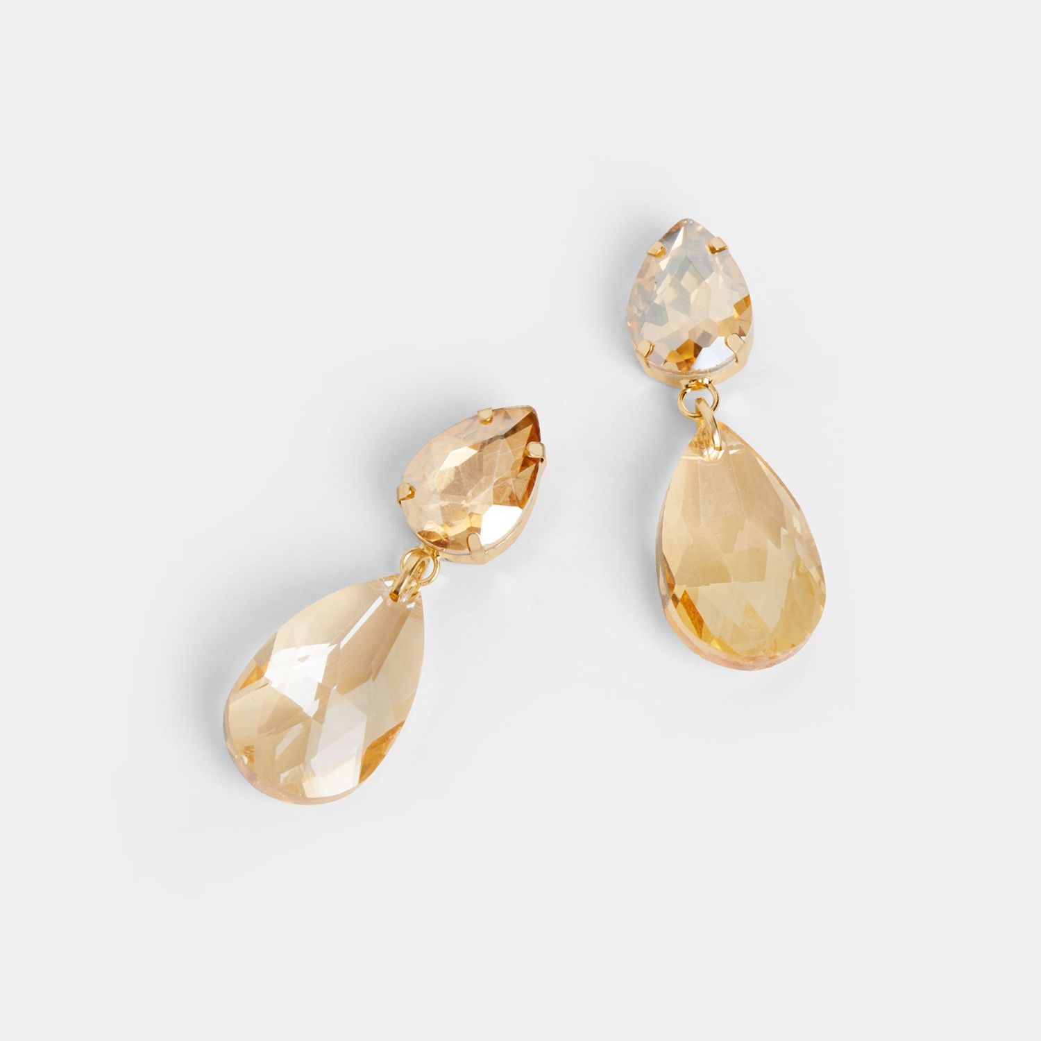 Iris Earrings - Champagne