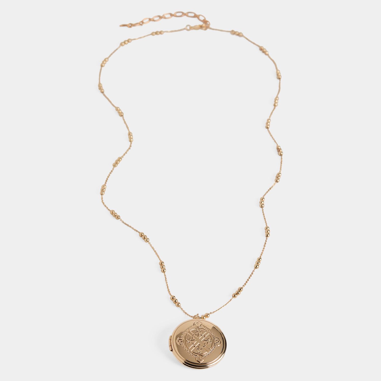 Lyra Locket Necklace - Gold