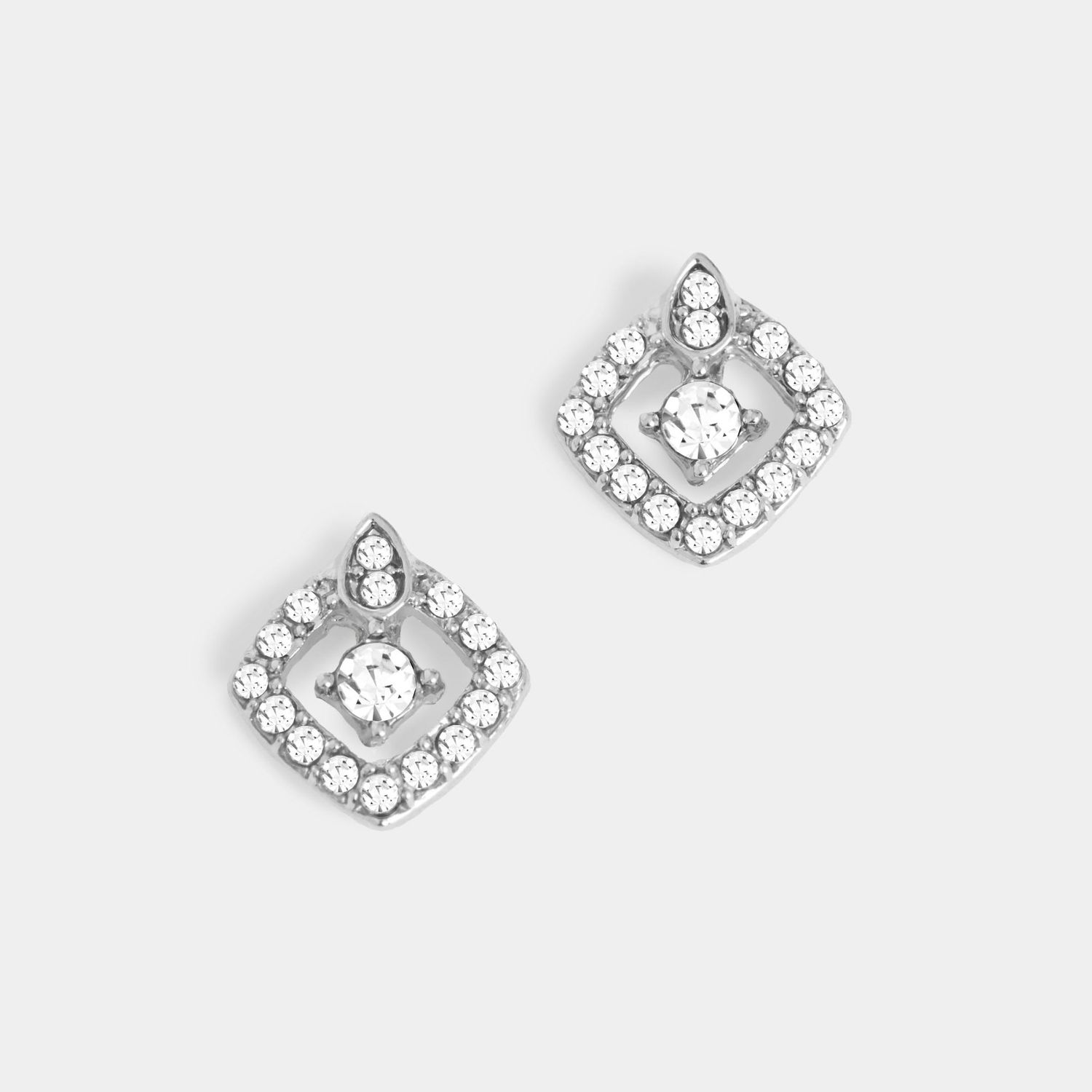 Whispers - Bedazzled Studs - Silver