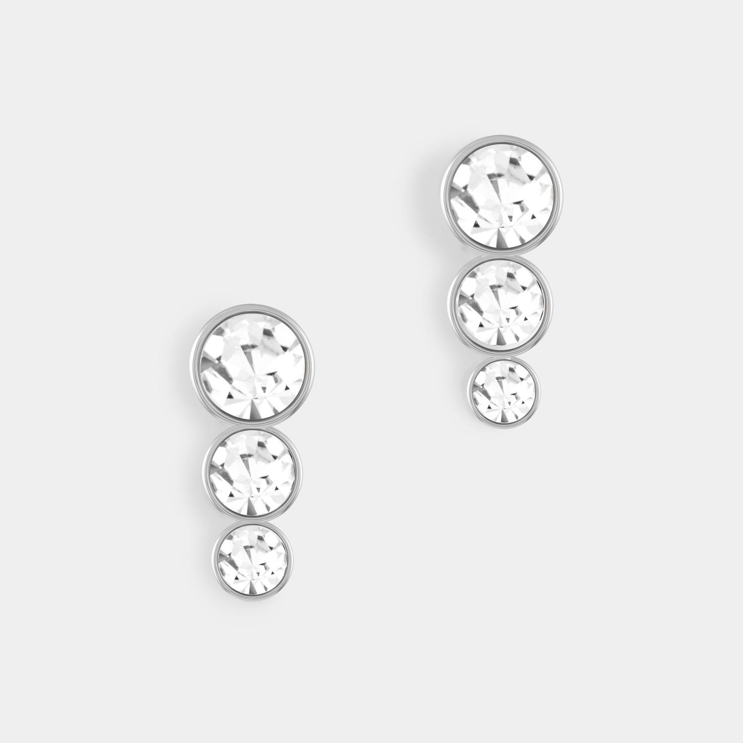 Whispers - Dazzling Studs - Silver