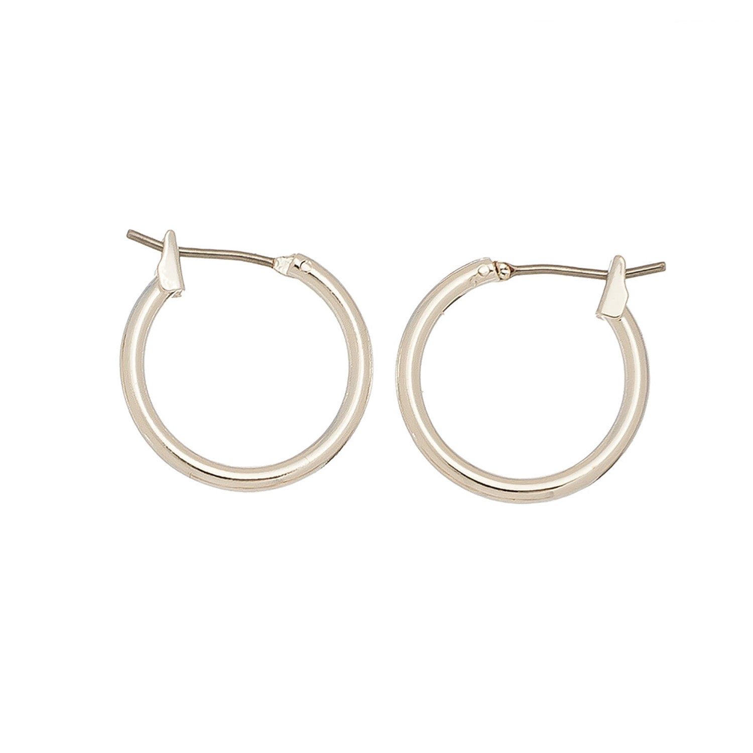Ear Sense - Click Hoop Earrings - Silver
