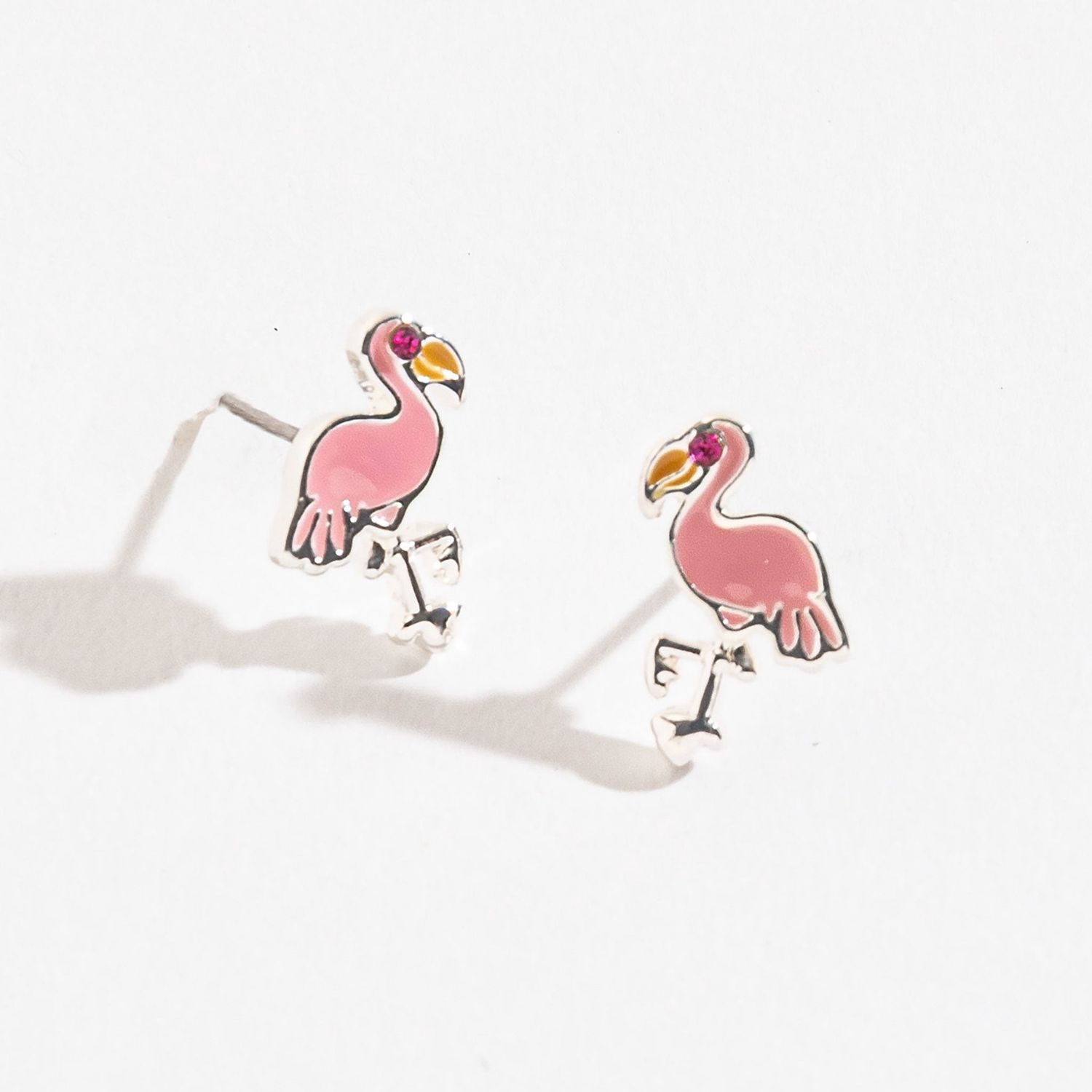 Ear Sense - Flamingo Earrings - Silver