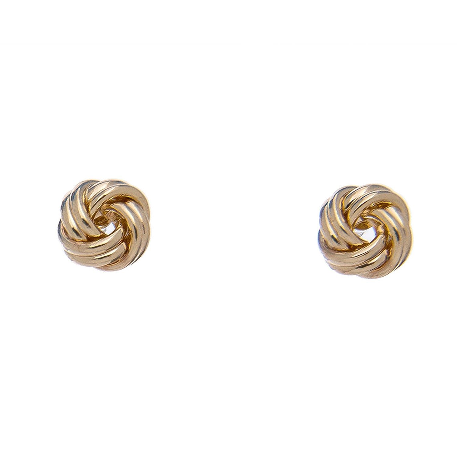 Ear Sense - Love Knot Earrings - Gold