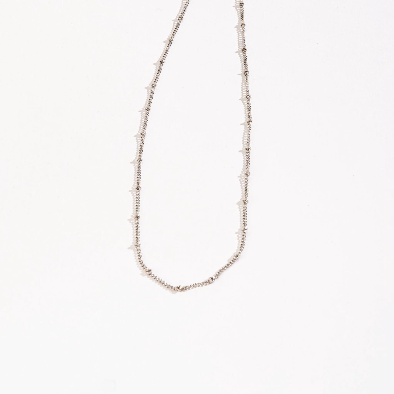 Layer Me - 3Mm Bead Chain 18" - Silver