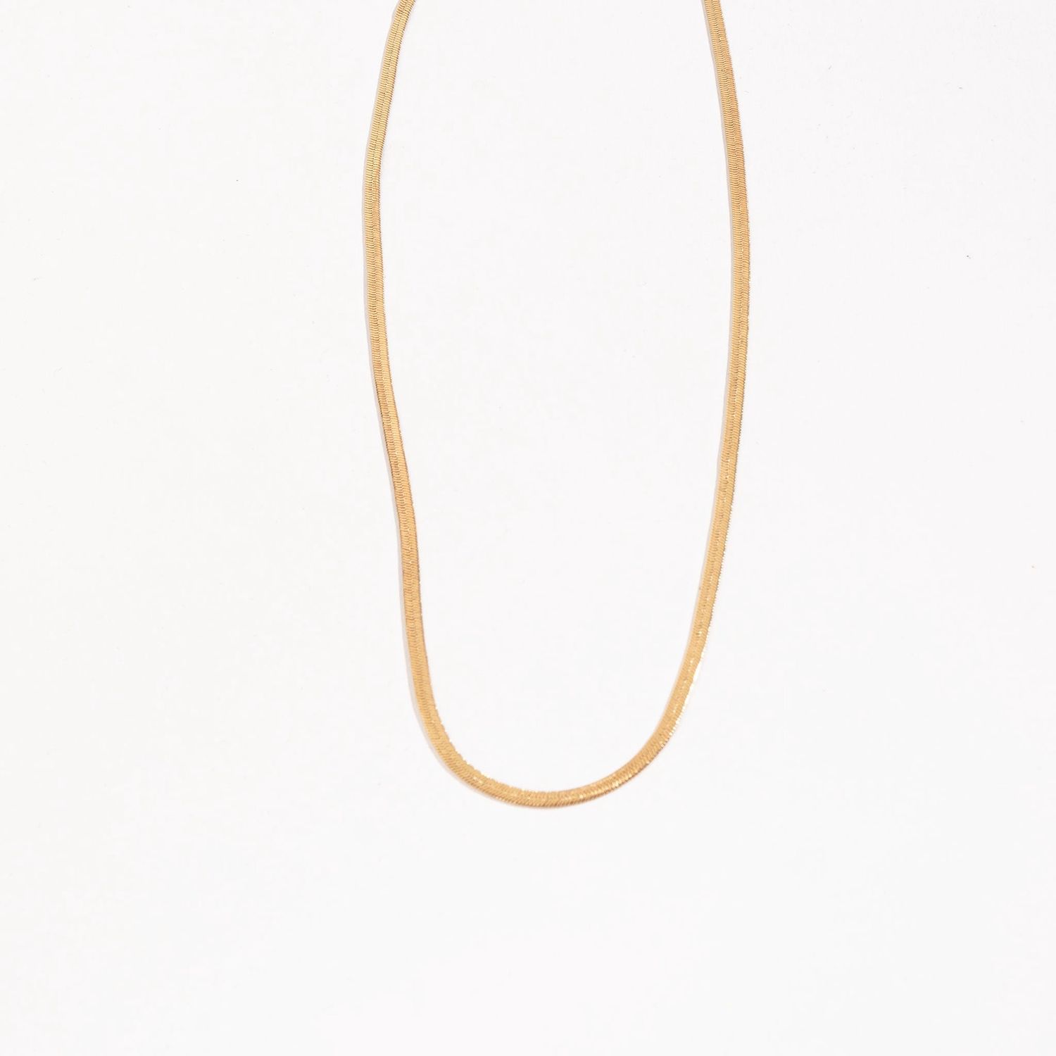 Layer Me - 3Mm Herringbone Chain 18" - Gold