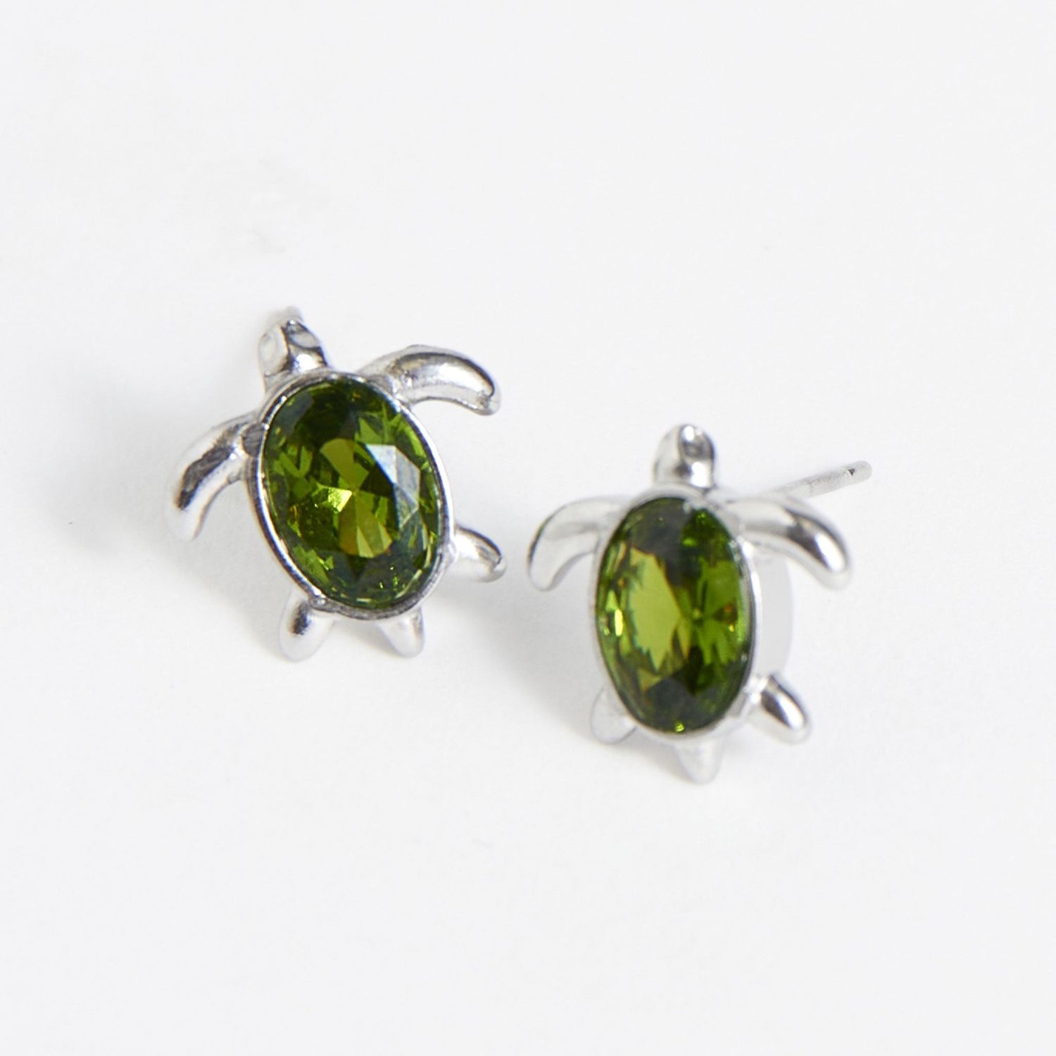Narelle - Turtle Stud Earrings - Stainless Steel