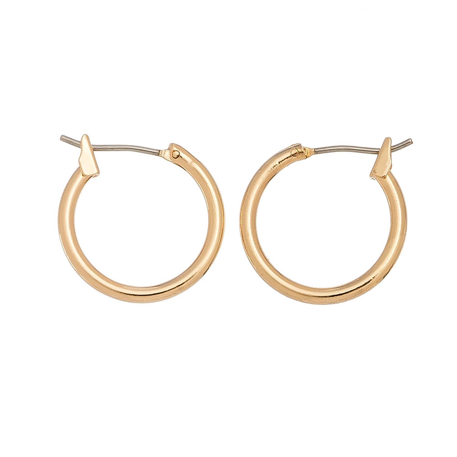 Ear Sense - Click Hoop Earrings - Gold