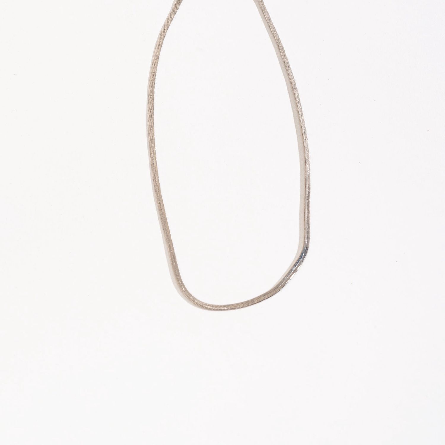 Layer Me - 3Mm Herringbone Chain 18" - Silver