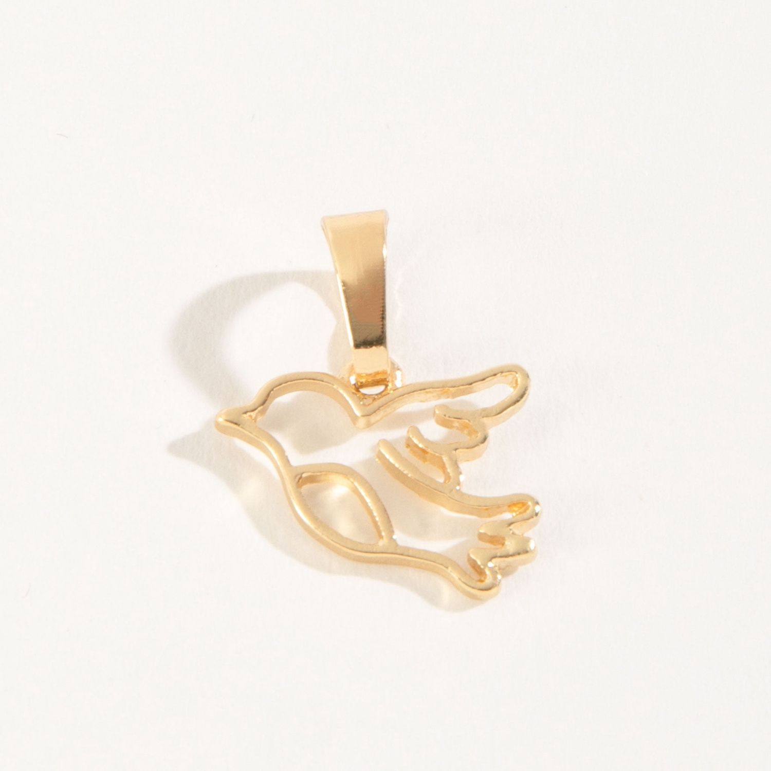 Layer Me - Gold Bird Charm - Gold