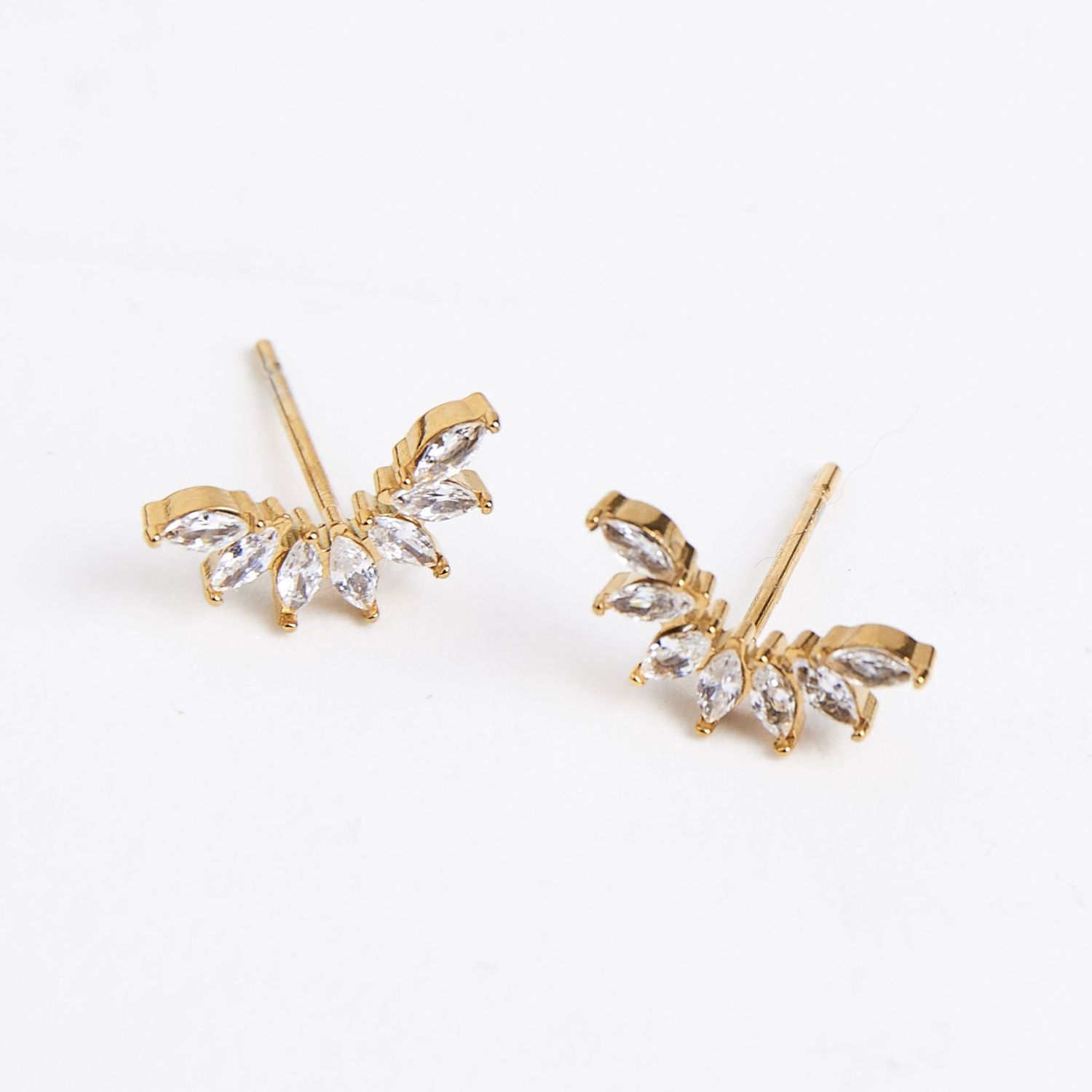 Narelle - Mini Crawler Earrings - 18K Gold Plating