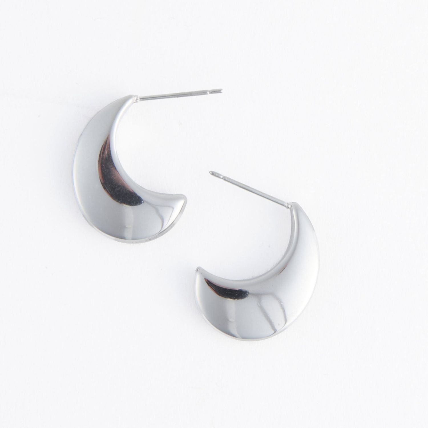 Narelle - Pointed Waterdrop Earrings - Stainless Steel