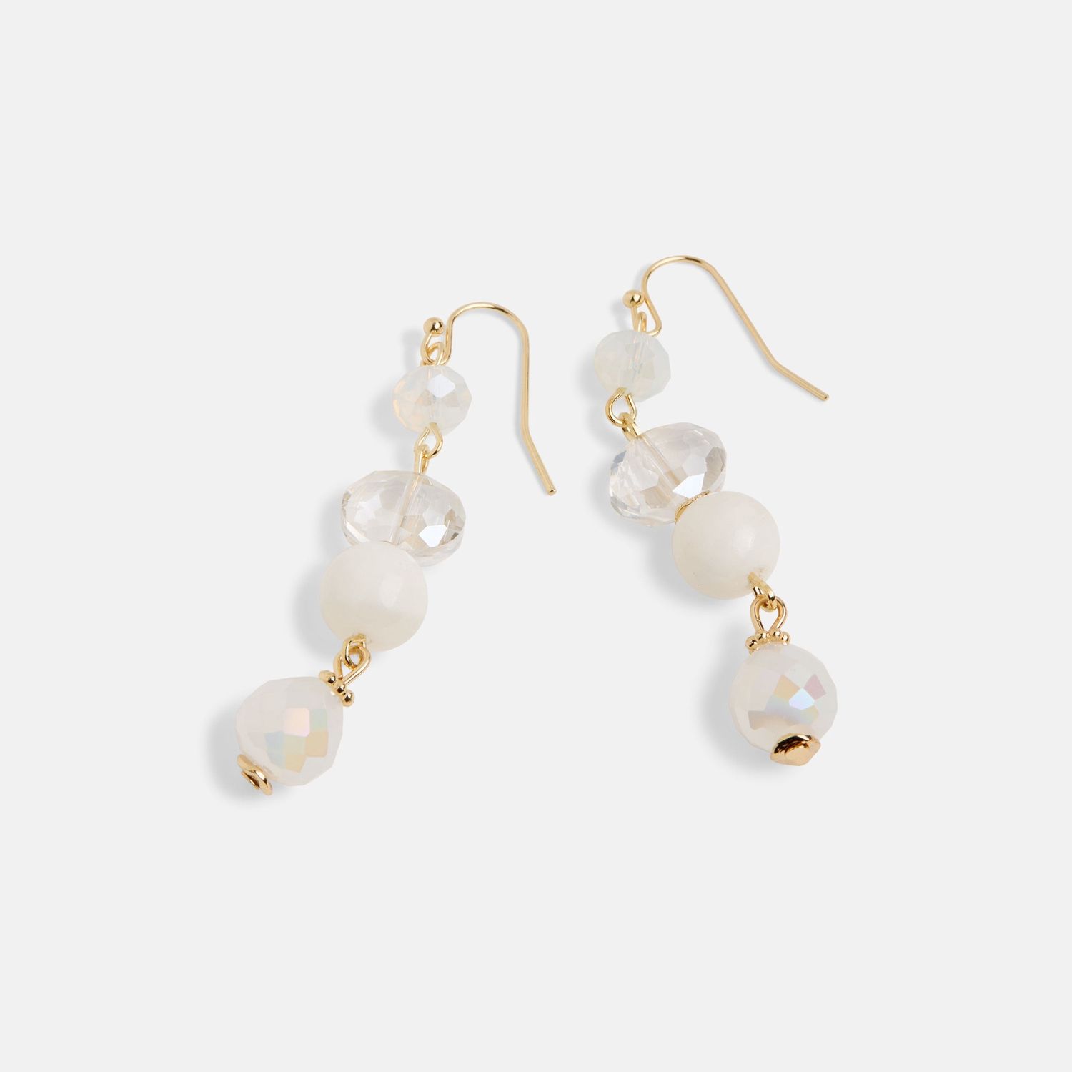 Audrey Earrings - White
