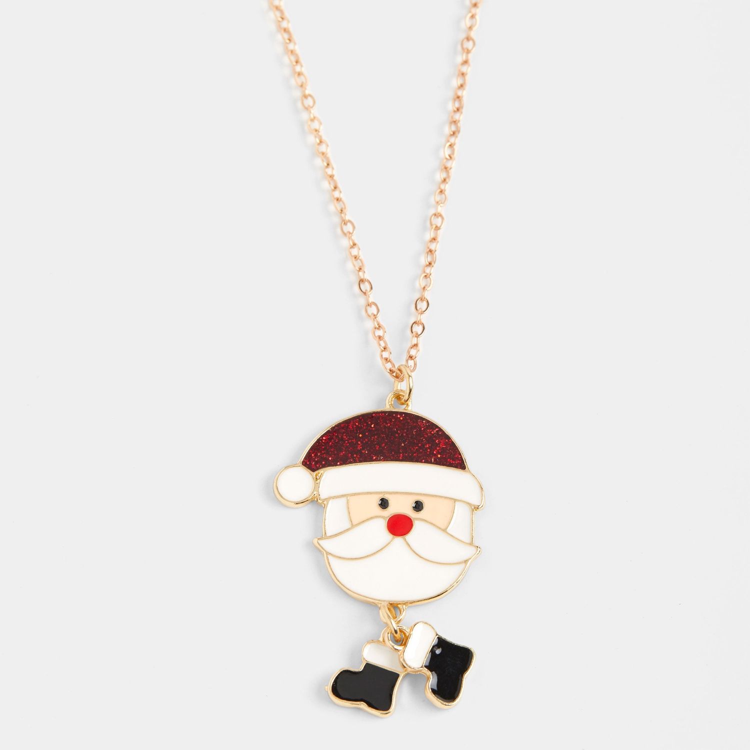 Whispers - Santa Necklace - Silver