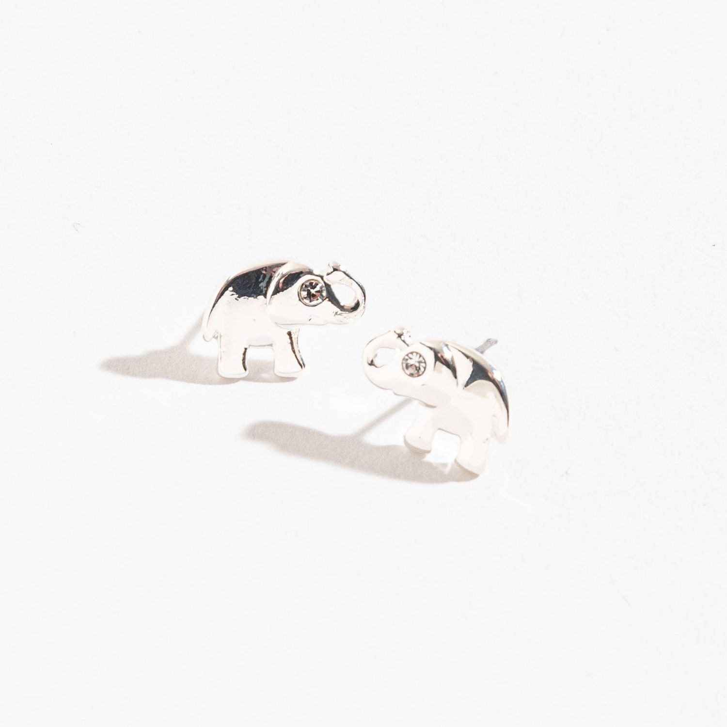 Ear Sense - Elephant Earrings - Silver