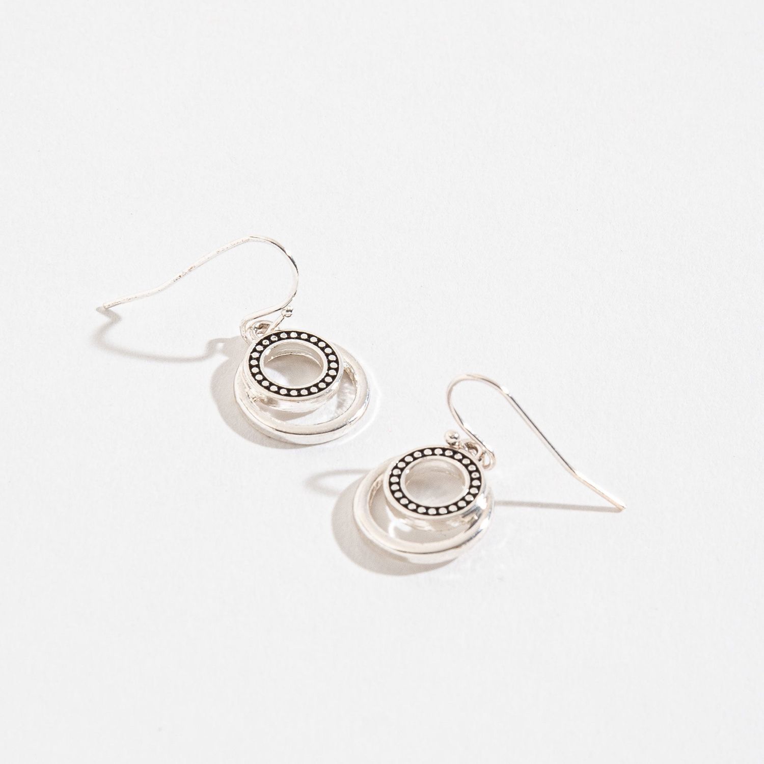 Ear Sense - Open Circle Earrings - Silver