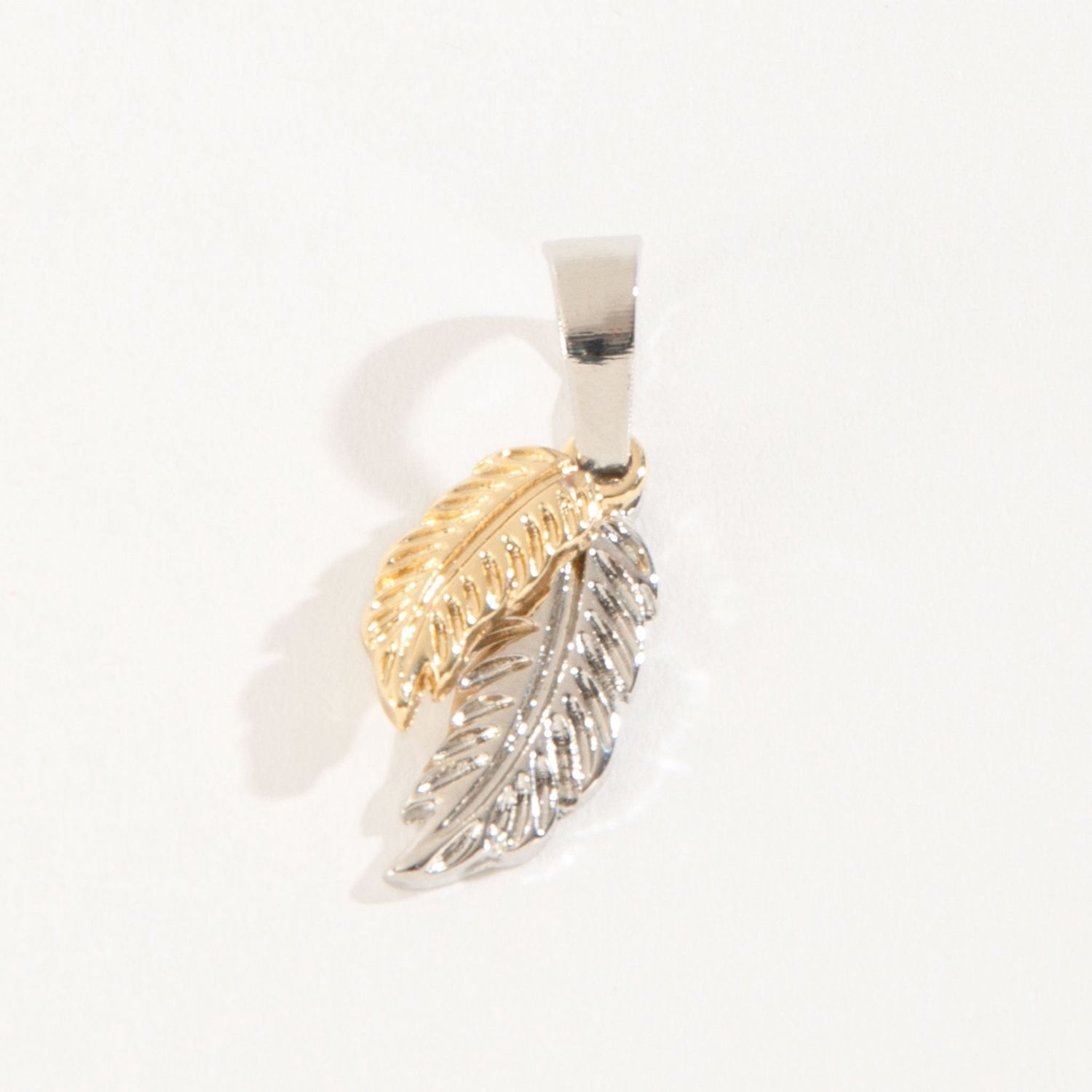 Layer Me - Feather Pendant - Two-Tone