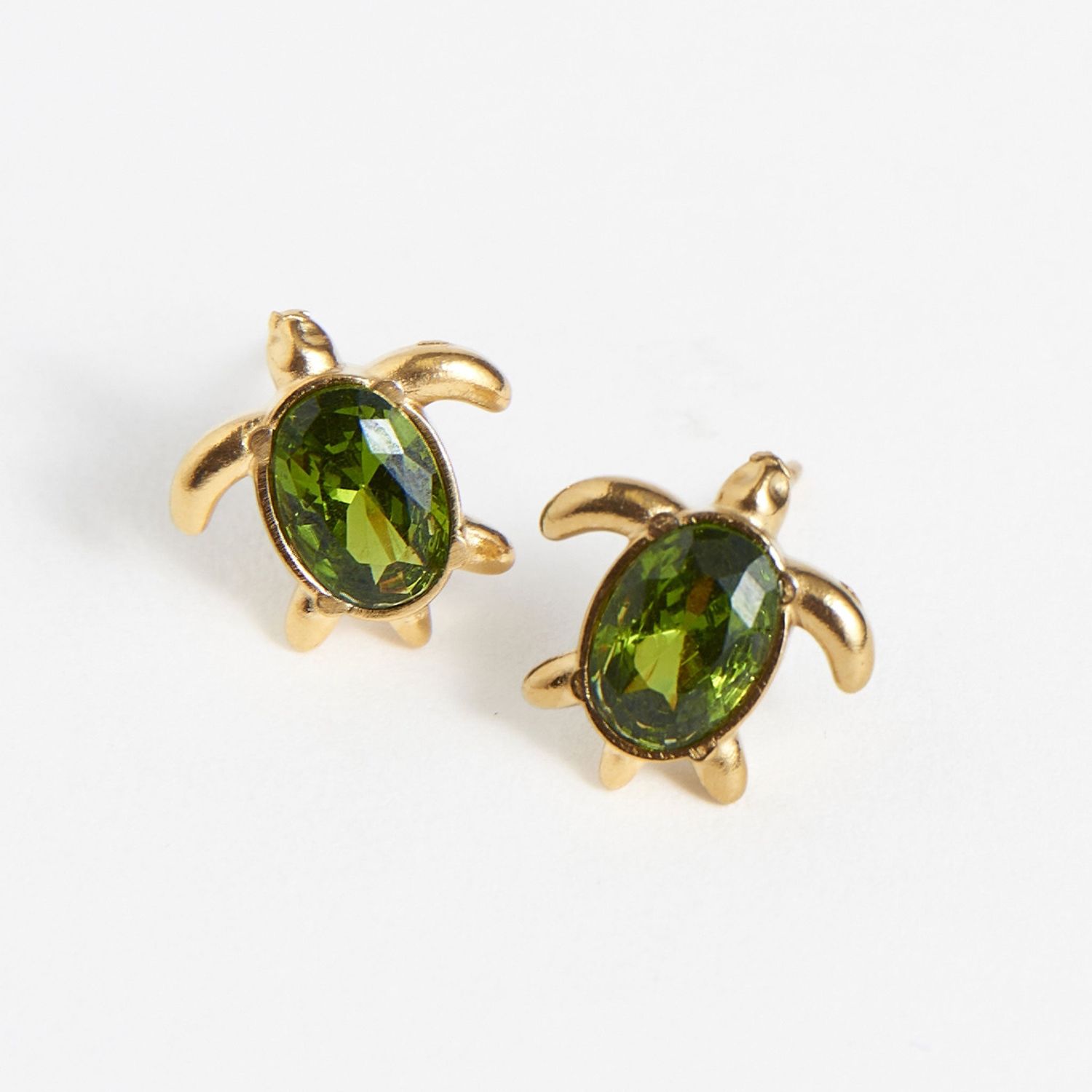 Narelle - Turtle Stud Earrings - 18K Gold Plating