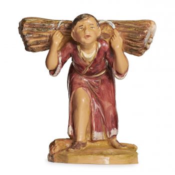 Fontanini 5" Scale - Niccolo Boy Carrying Wood
